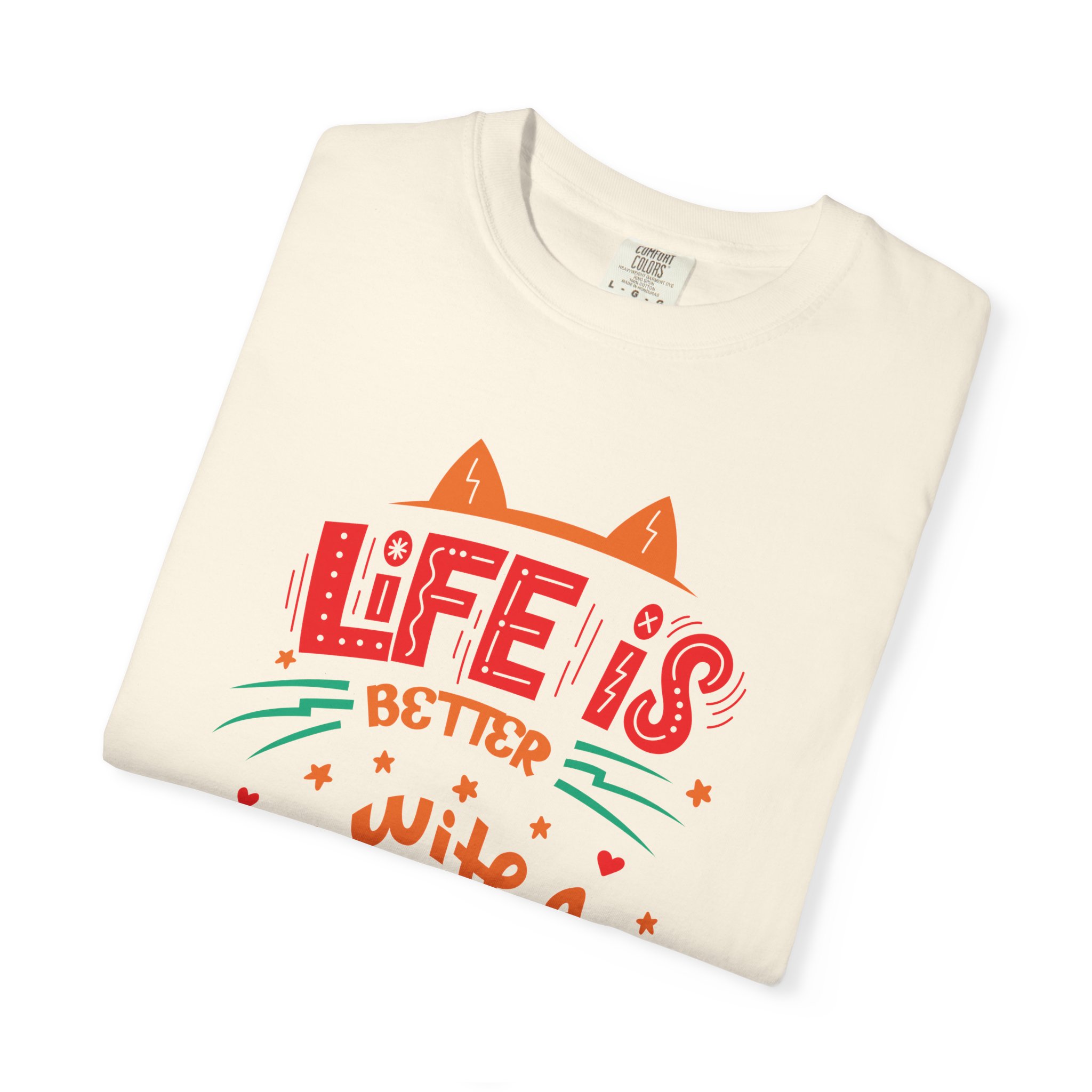 b2 - 5.15 - Life Is Better With a Cat T-Shirt – Cute Cat Lover Graphic Tee for Cozy Vibes & Everyday Happiness. - Image 15