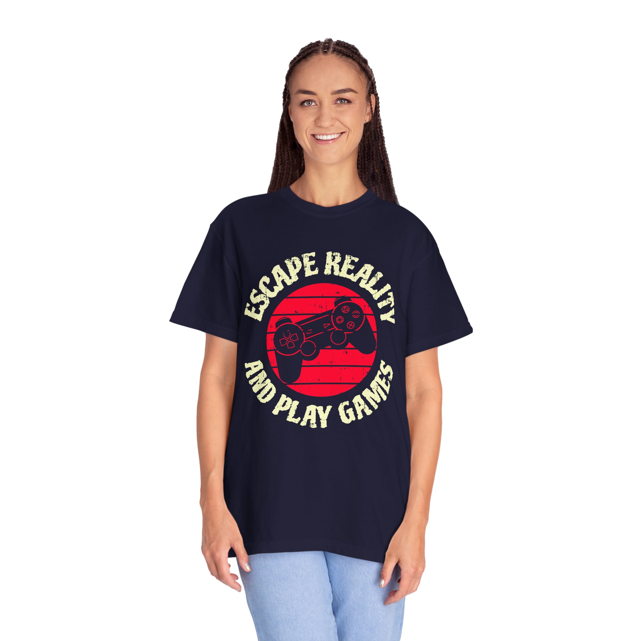 Escape Reality and Play Games T-Shirt – Funny Gamer Graphic Tee for Video Game Lovers, Gamers & Gaming Enthusiasts. - Image 35