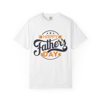 Happy Father’s Day Retro Badge T-Shirt – Cute Dad Graphic Tee for Father’s Day, Perfect Gift Giving & Celebration Wear. - Image 1