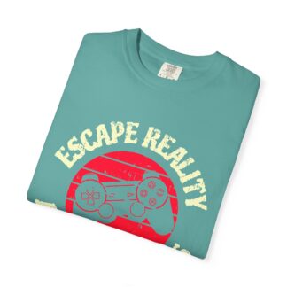 Funny Gaming Tshirts - Escape Reality and Play Games Unisex Tee - Image 23