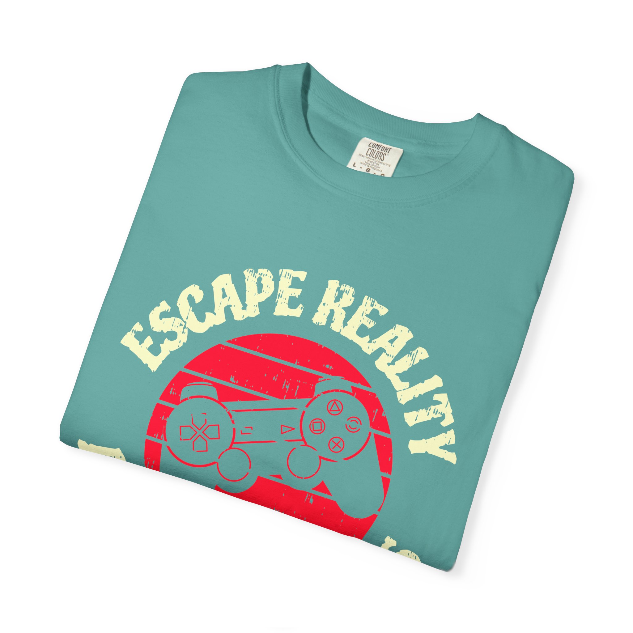 Escape Reality and Play Games T-Shirt – Funny Gamer Graphic Tee for Video Game Lovers, Gamers & Gaming Enthusiasts. - Image 23