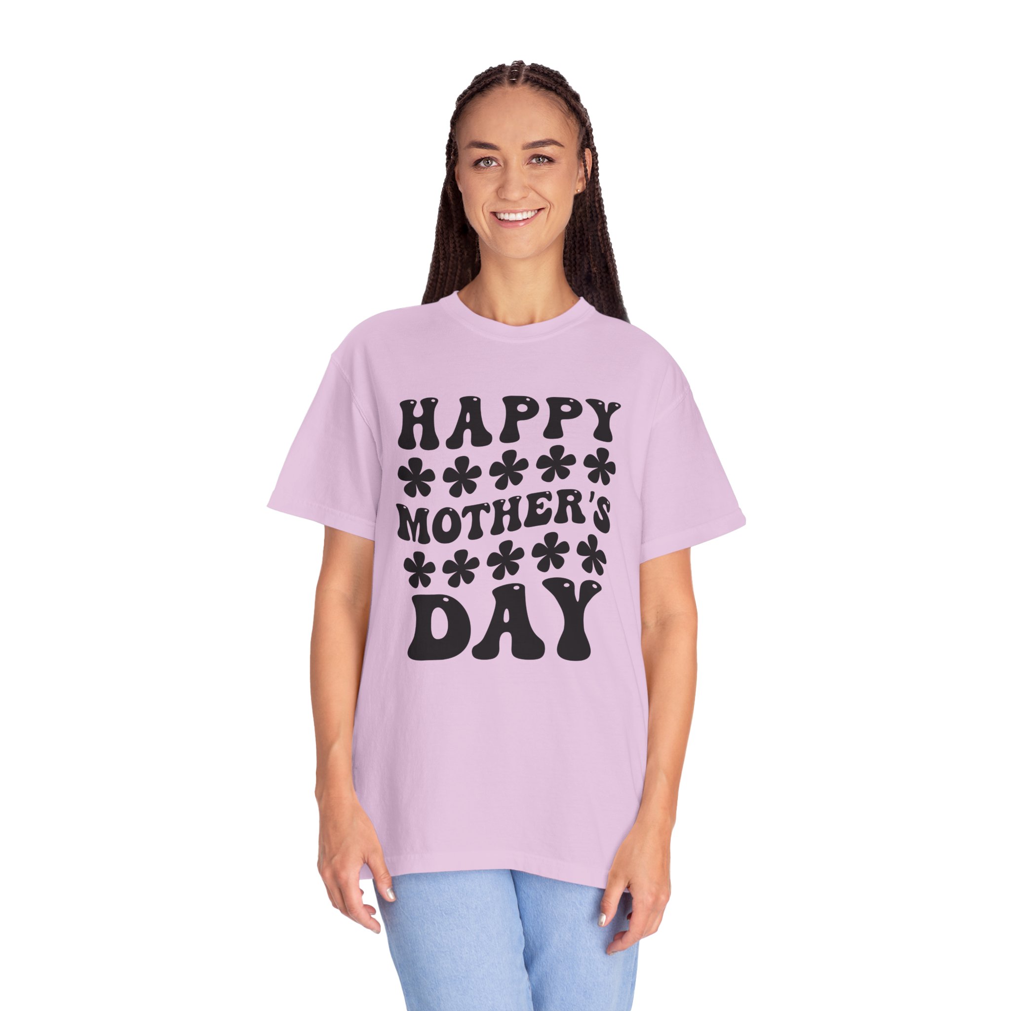 Happy Mother’s Day Retro Floral T-Shirt – Cute Love Graphic Tee for Moms, Perfect Gift Giving & Celebration Wear. - Image 43