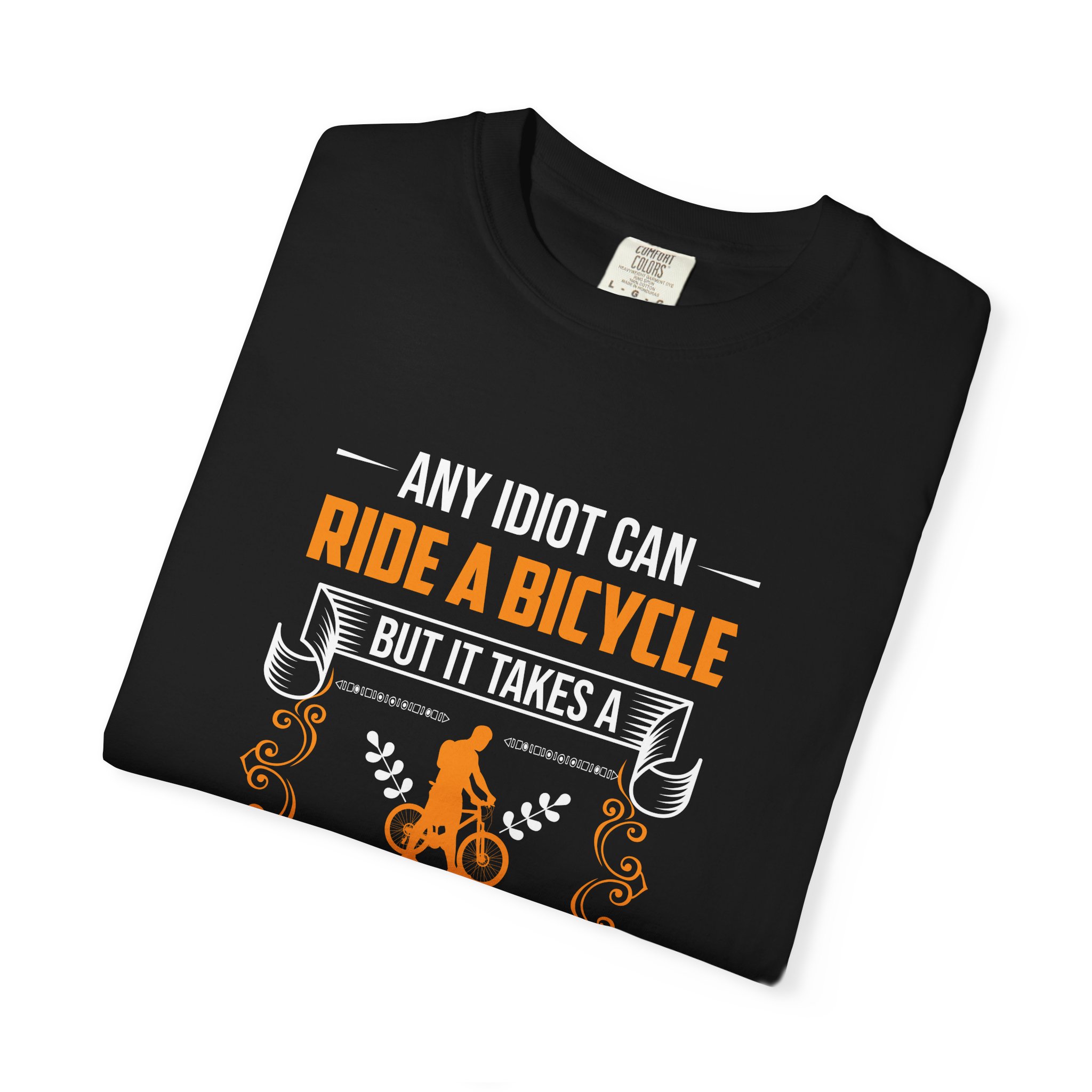 C - 20.17 - Idiot Cyclist T-Shirt: Perfect for Bike Lovers, Gift for Riders, Cycling Enthusiasts, Fun Tee for Bike Events, Sporty Casual Wear. - Image 7