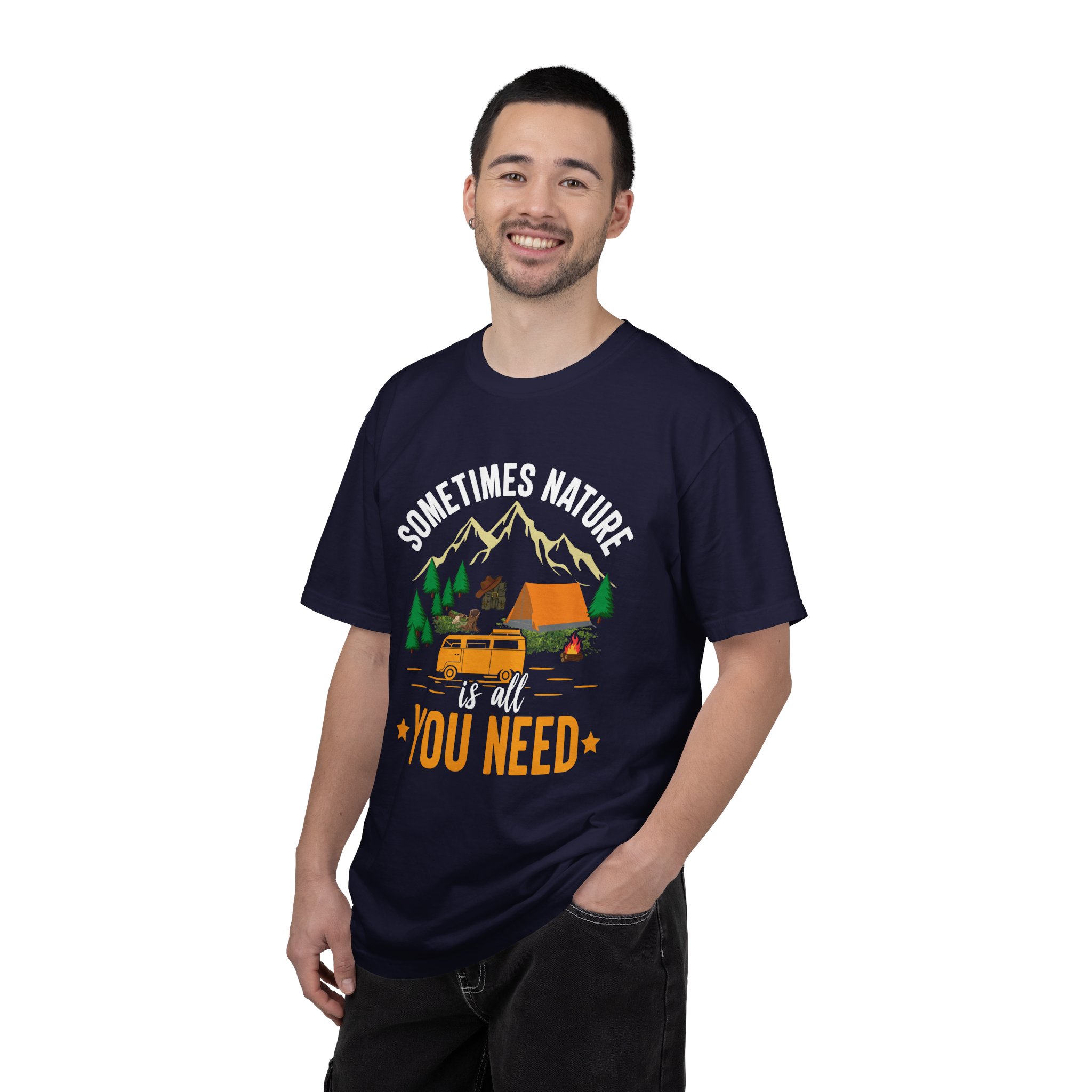 Adventure Awaits Unisex T-Shirt - Perfect for Camping, Nature Lovers, Outdoor Enthusiasts, Summer Festivals, Unique Gift Idea. - Image 34