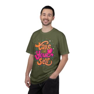 Stay positive tshirt for Self-Care & Wellness - Take Care of Yourself Unisex Tee - Image 10