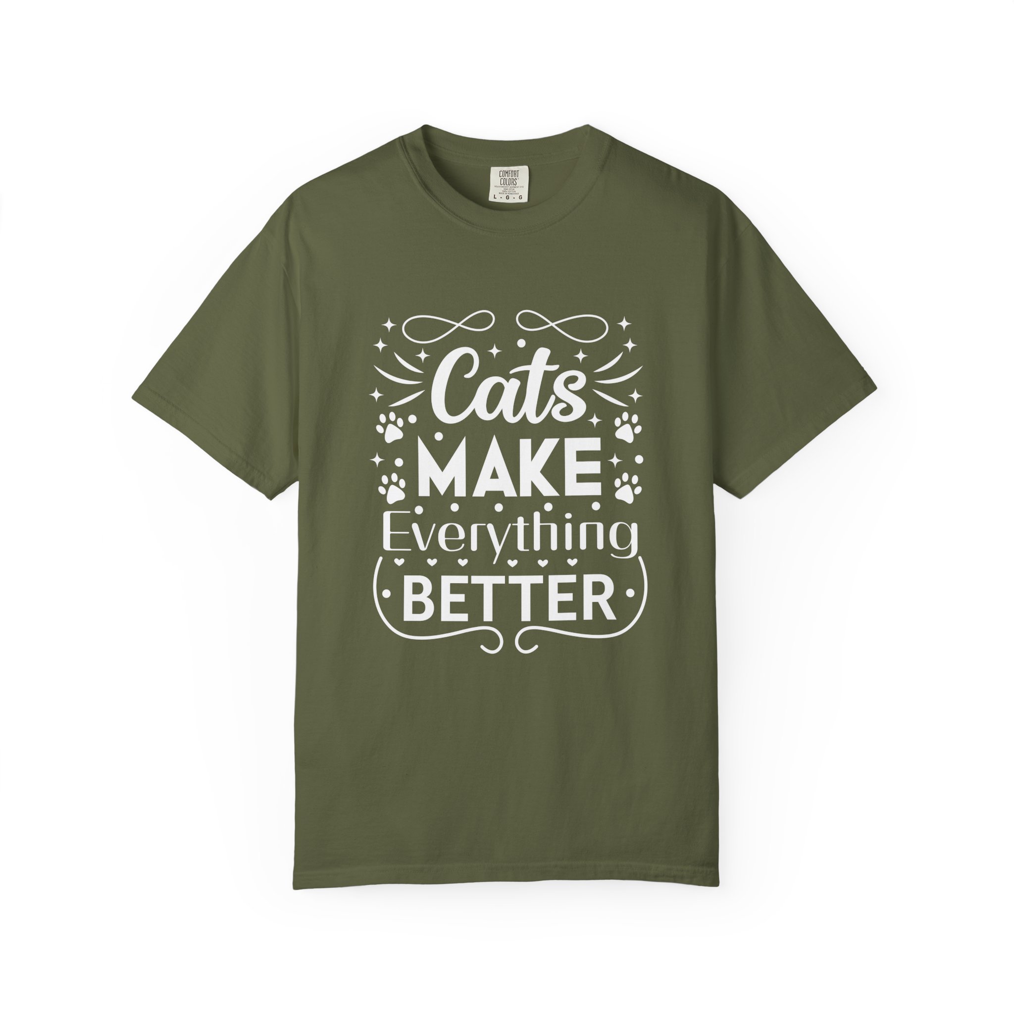 b2 - 5.10 - Cats Make Everything Better T-Shirt – Cute Cat Lover Graphic Tee for Cozy Vibes & Everyday Happiness.