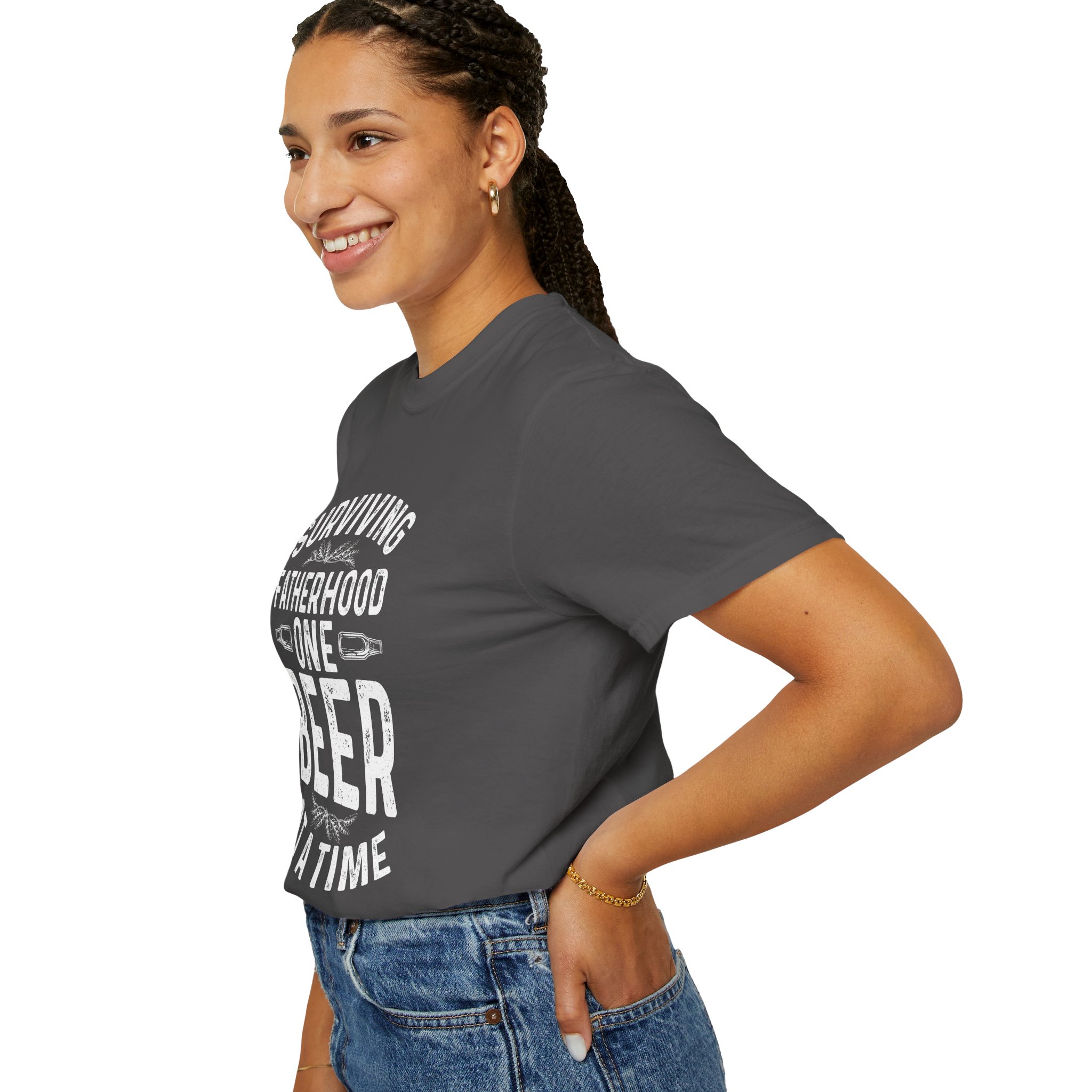 Surviving Fatherhood T-Shirt, Funny Dad Shirt, Father's Day Gift, Unisex Tee, Beer Lover Apparel, Casual Wear. - Image 29