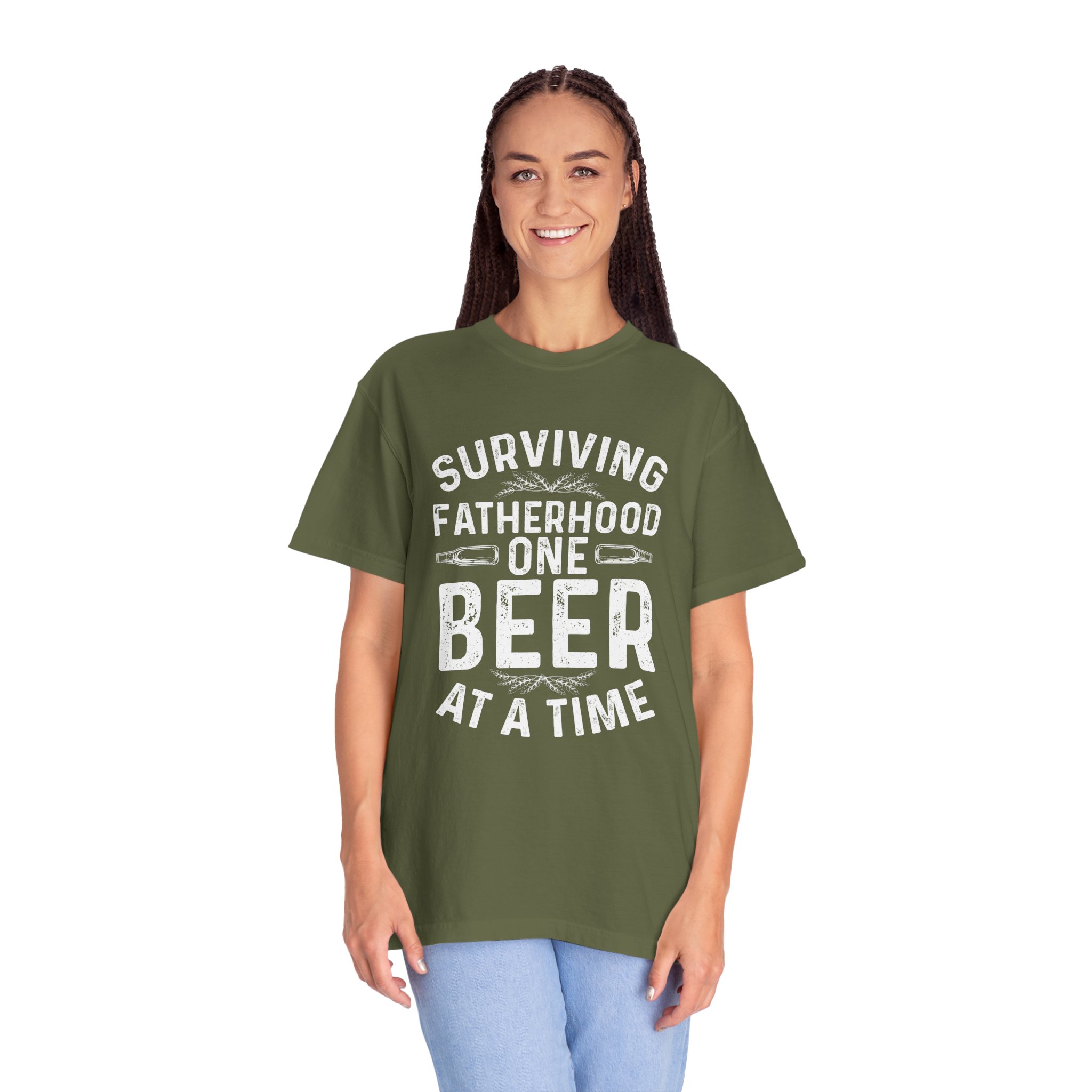 Surviving Fatherhood T-Shirt, Funny Dad Shirt, Father's Day Gift, Unisex Tee, Beer Lover Apparel, Casual Wear. - Image 11