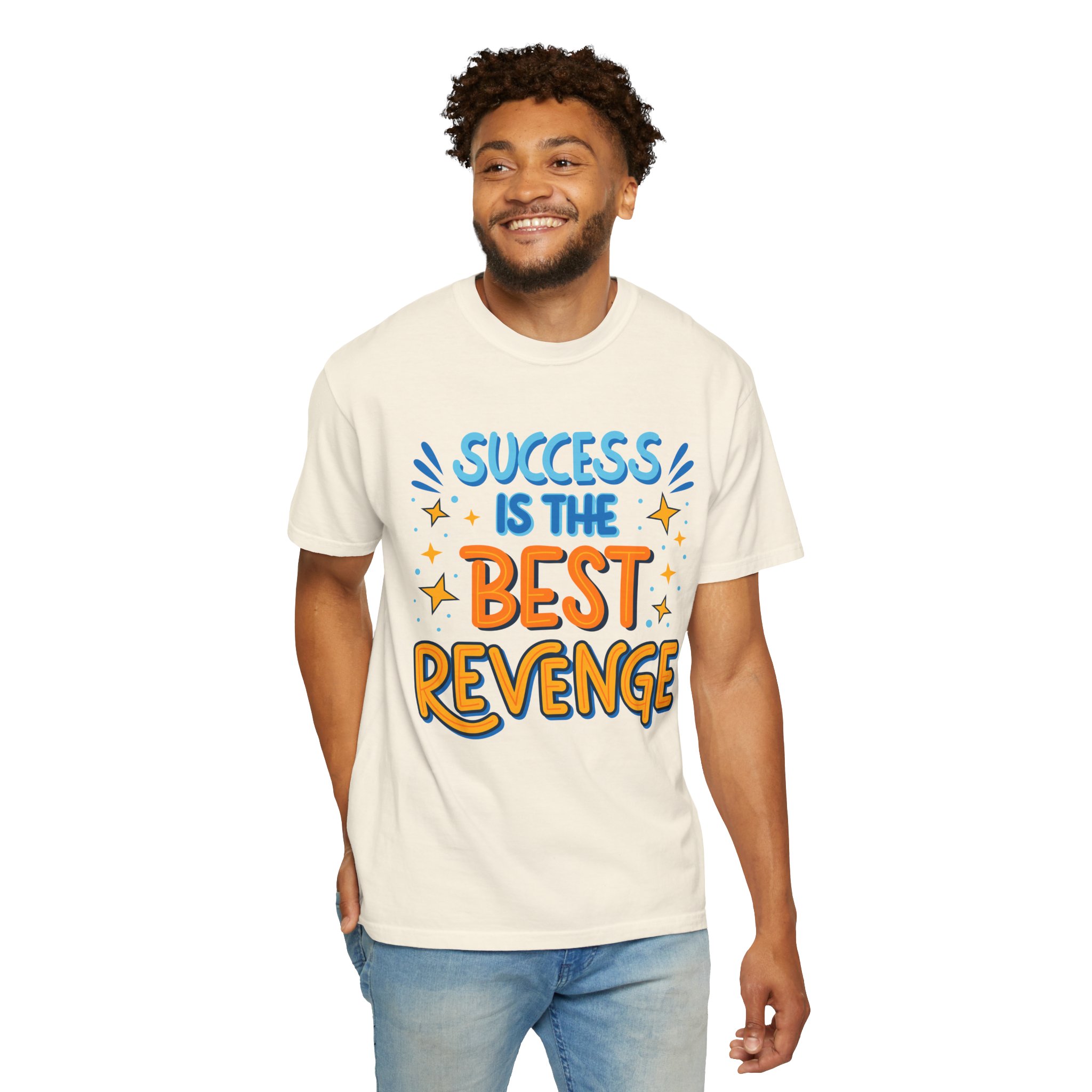 Success Is the Best Revenge T-Shirt – Motivational Graphic Tee for Ambition, Hustle & Success Mindset. - Image 14