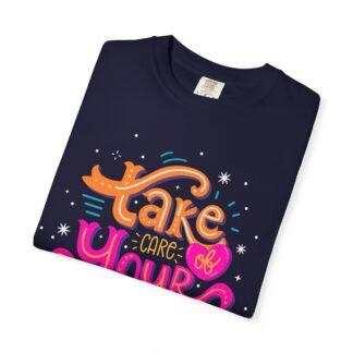Stay positive tshirt for Self-Care & Wellness - Take Care of Yourself Unisex Tee - Image 31