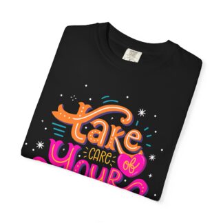 Stay positive tshirt for Self-Care & Wellness - Take Care of Yourself Unisex Tee - Image 7