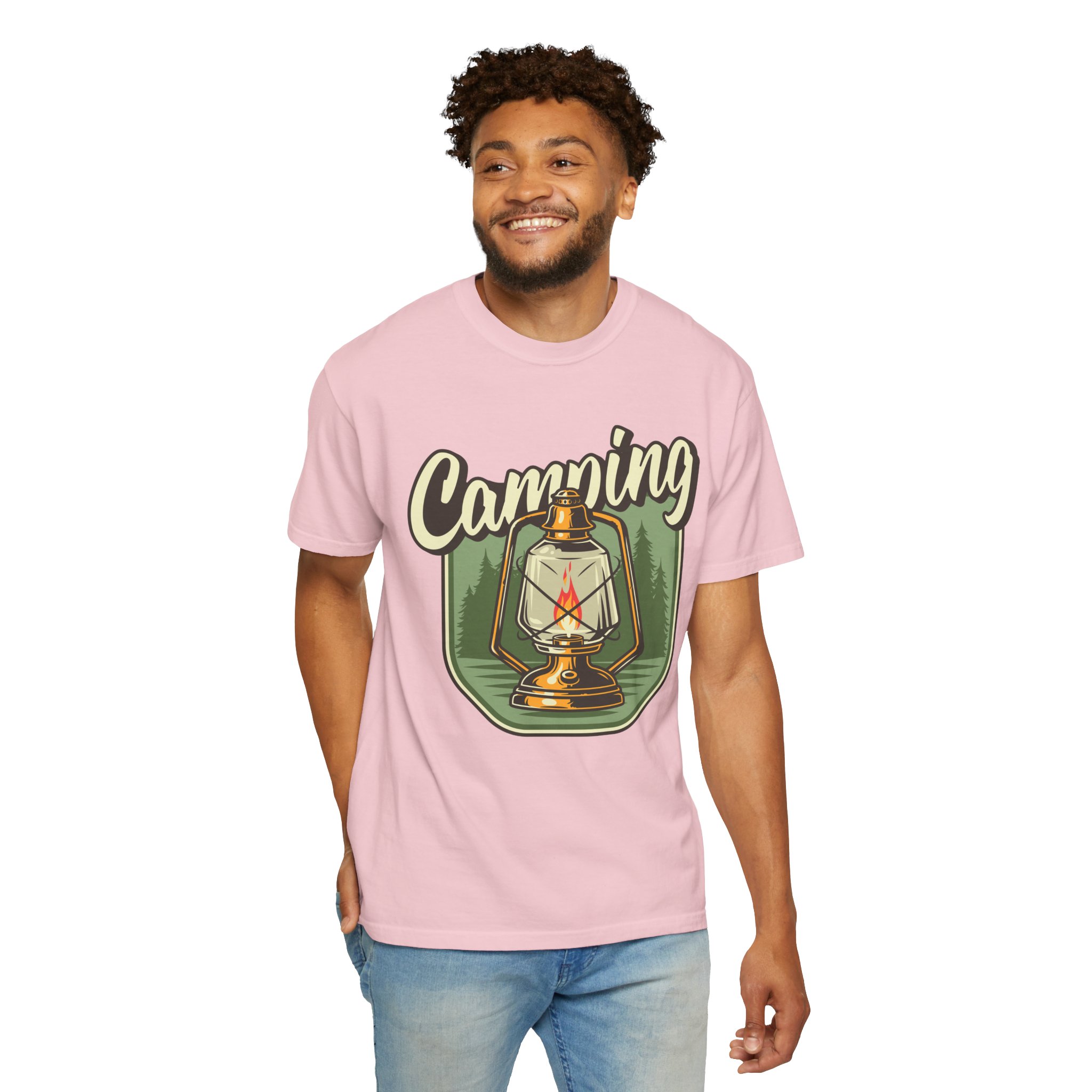 Camping Lantern T-Shirt – Vintage Camp Graphic Tee for Outdoor Lovers, Fun Adventure Wear & Perfect Gift Giving. - Image 46