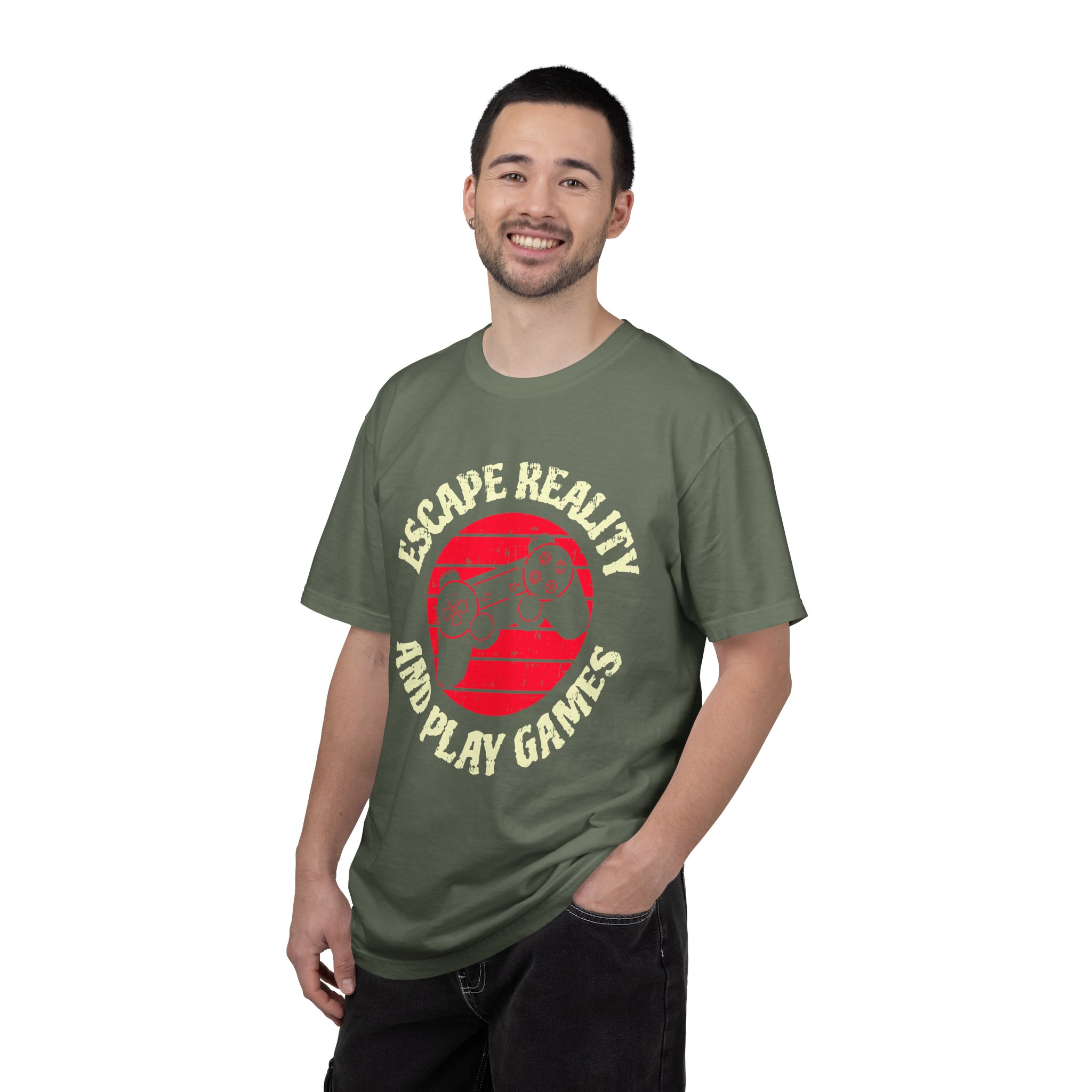 Escape Reality and Play Games T-Shirt – Funny Gamer Graphic Tee for Video Game Lovers, Gamers & Gaming Enthusiasts. - Image 10