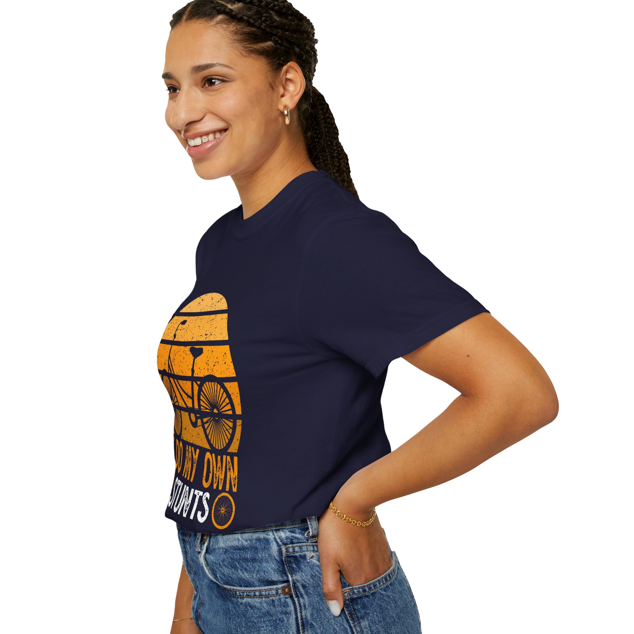 Bicycle Adventure T-Shirt, Fun Cycling Tee, Vintage Style Shirt, Gift for Cyclists, Summer Casual Wear. - Image 21