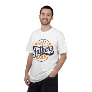 Happy Father’s Day Retro Badge T-Shirt – Cute Dad Graphic Tee for Father’s Day, Perfect Gift Giving & Celebration Wear. - Image 2