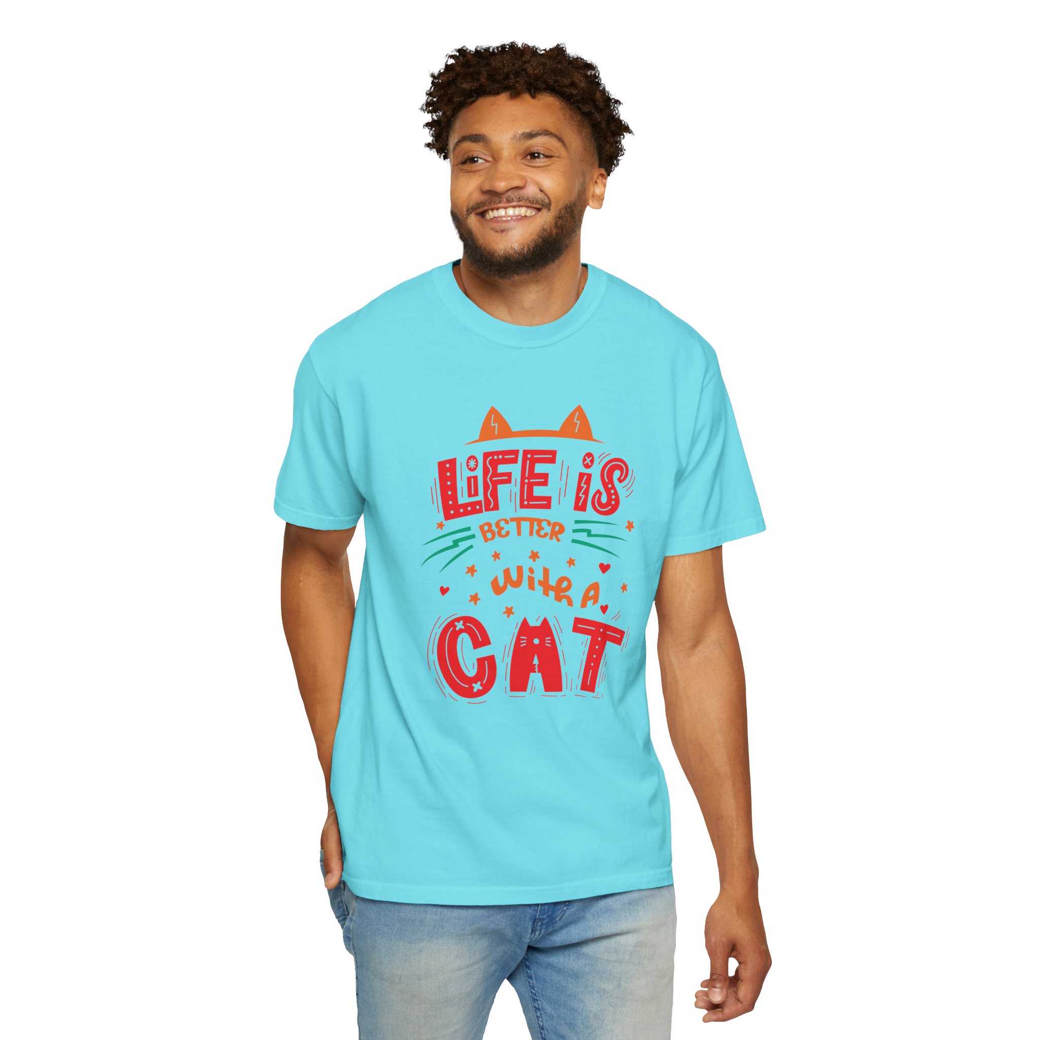 b2 - 5.15 - Life Is Better With a Cat T-Shirt – Cute Cat Lover Graphic Tee for Cozy Vibes & Everyday Happiness. - Image 38