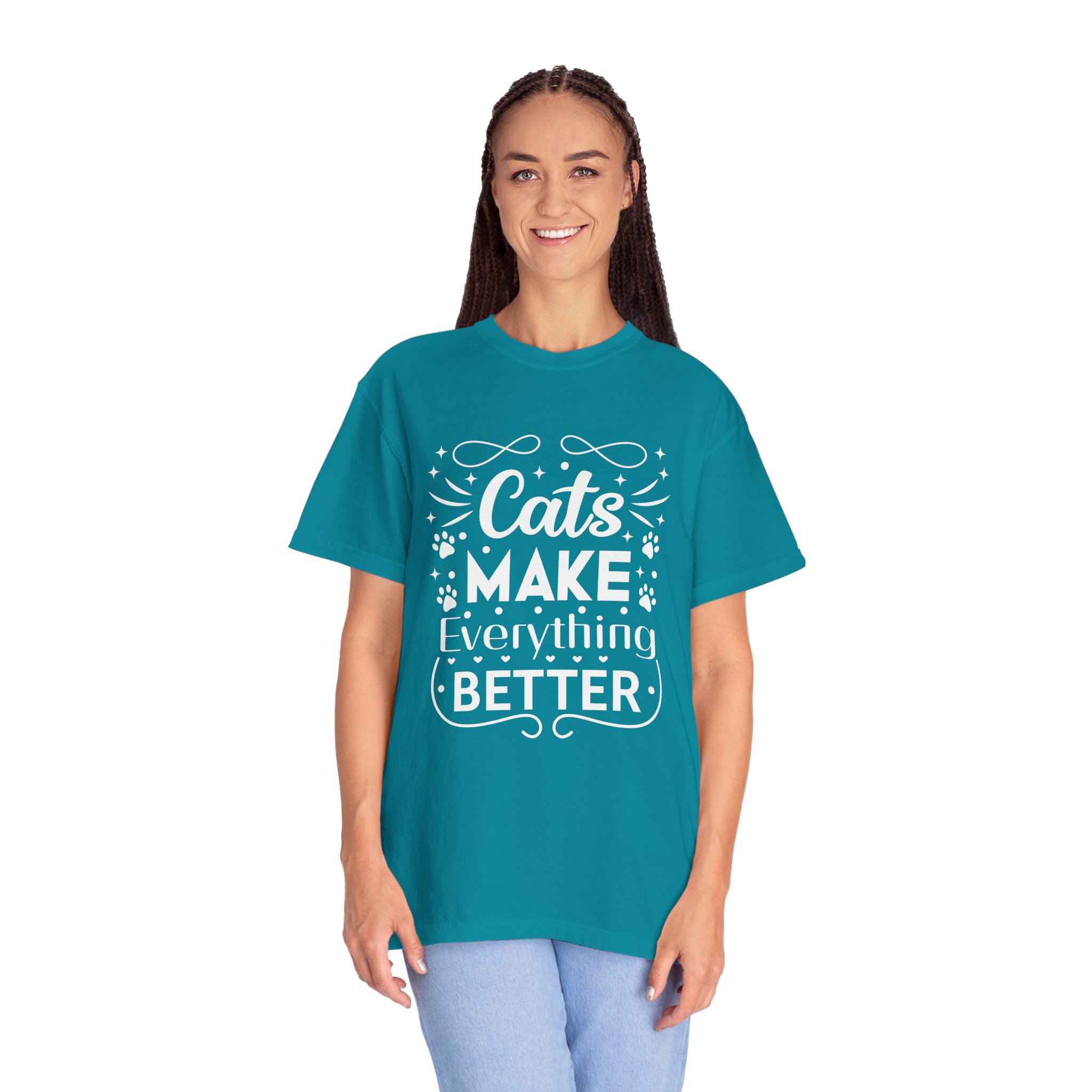 b2 - 5.10 - Cats Make Everything Better T-Shirt – Cute Cat Lover Graphic Tee for Cozy Vibes & Everyday Happiness. - Image 19