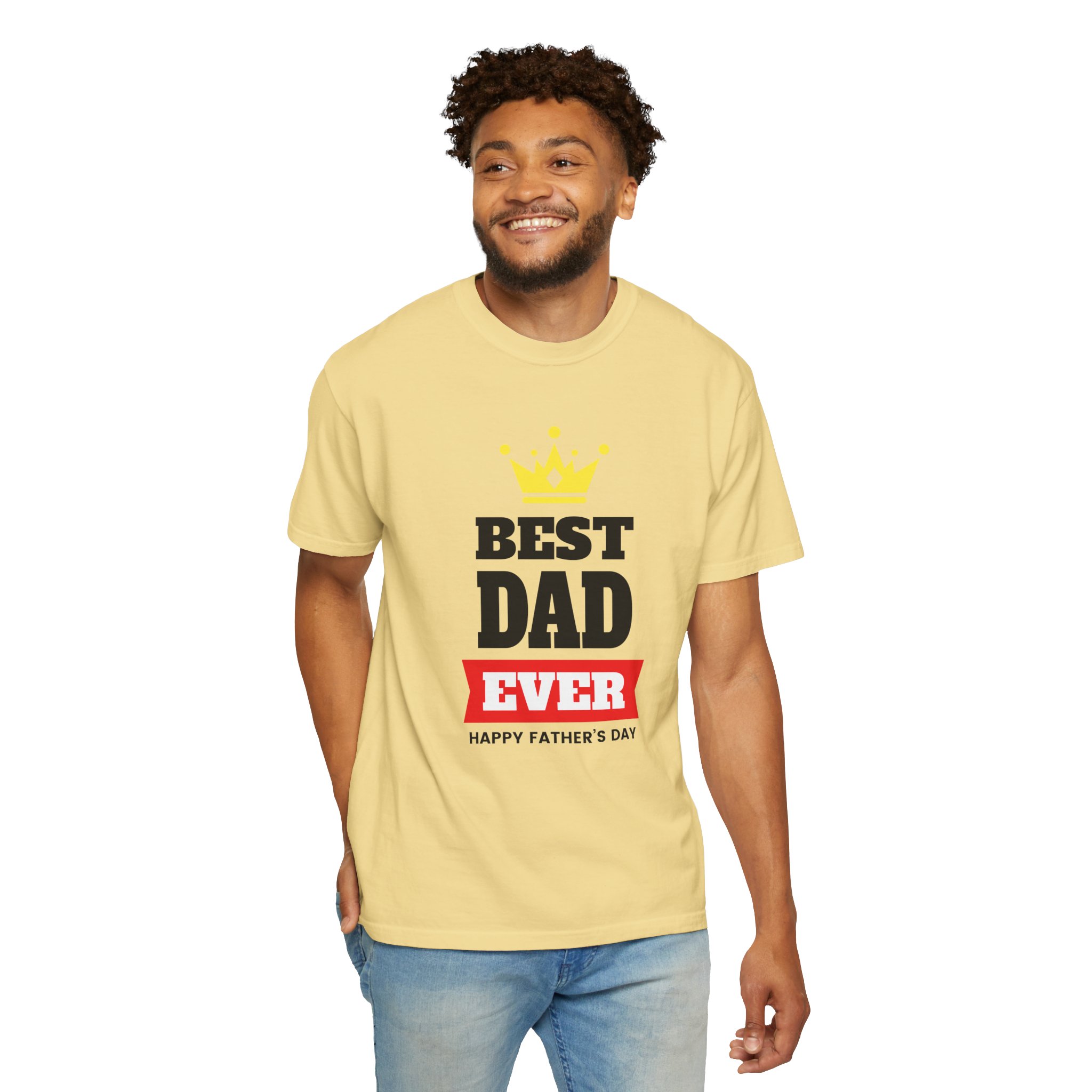 Best Dad Ever T-shirt for Father's Day, Unisex Garment-Dyed Tee, Perfect Gift for Dads, Celebrate Fatherhood, Casual Wear. - Image 22
