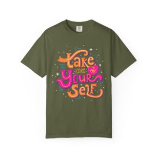 Stay positive tshirt for Self-Care & Wellness - Take Care of Yourself Unisex Tee - Image 9