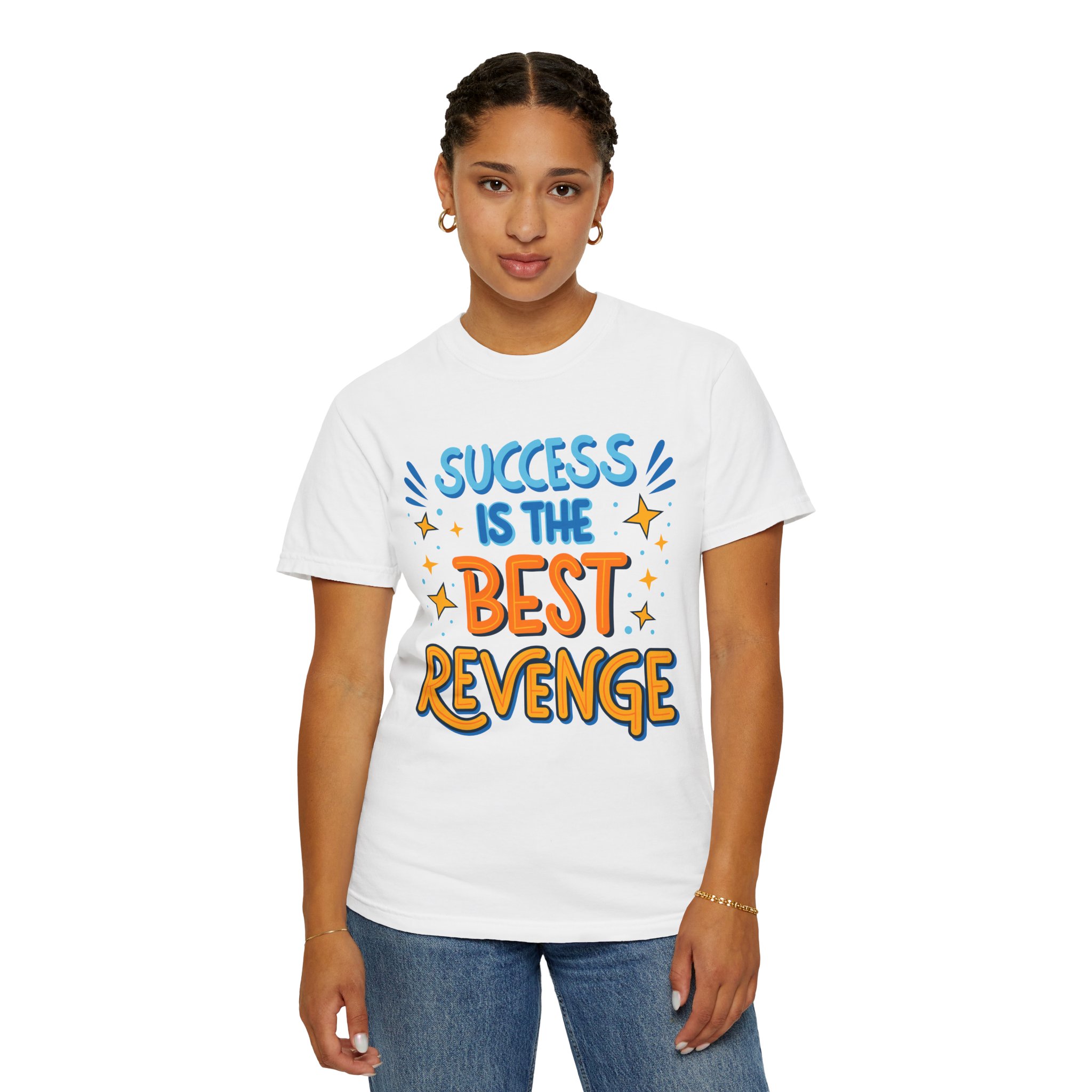 Success Is the Best Revenge T-Shirt – Motivational Graphic Tee for Ambition, Hustle & Success Mindset. - Image 4