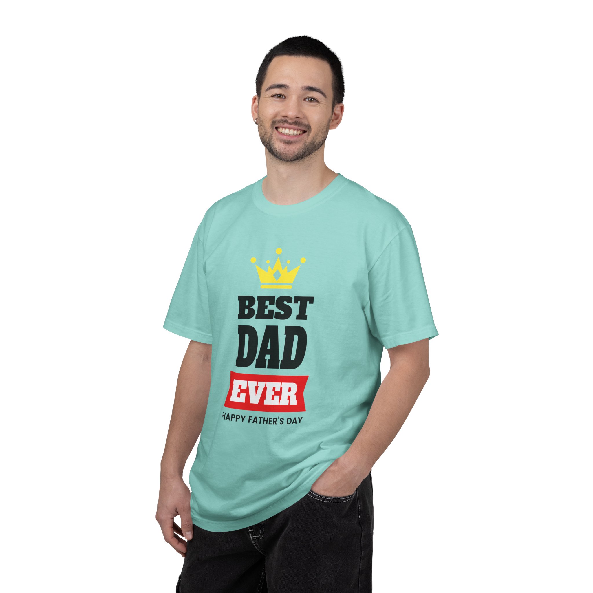 Best Dad Ever T-shirt for Father's Day, Unisex Garment-Dyed Tee, Perfect Gift for Dads, Celebrate Fatherhood, Casual Wear. - Image 26