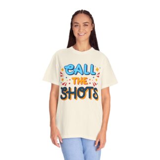 Vintage Funny Tshirt - Call the Shots - Unisex Tee - Image 11