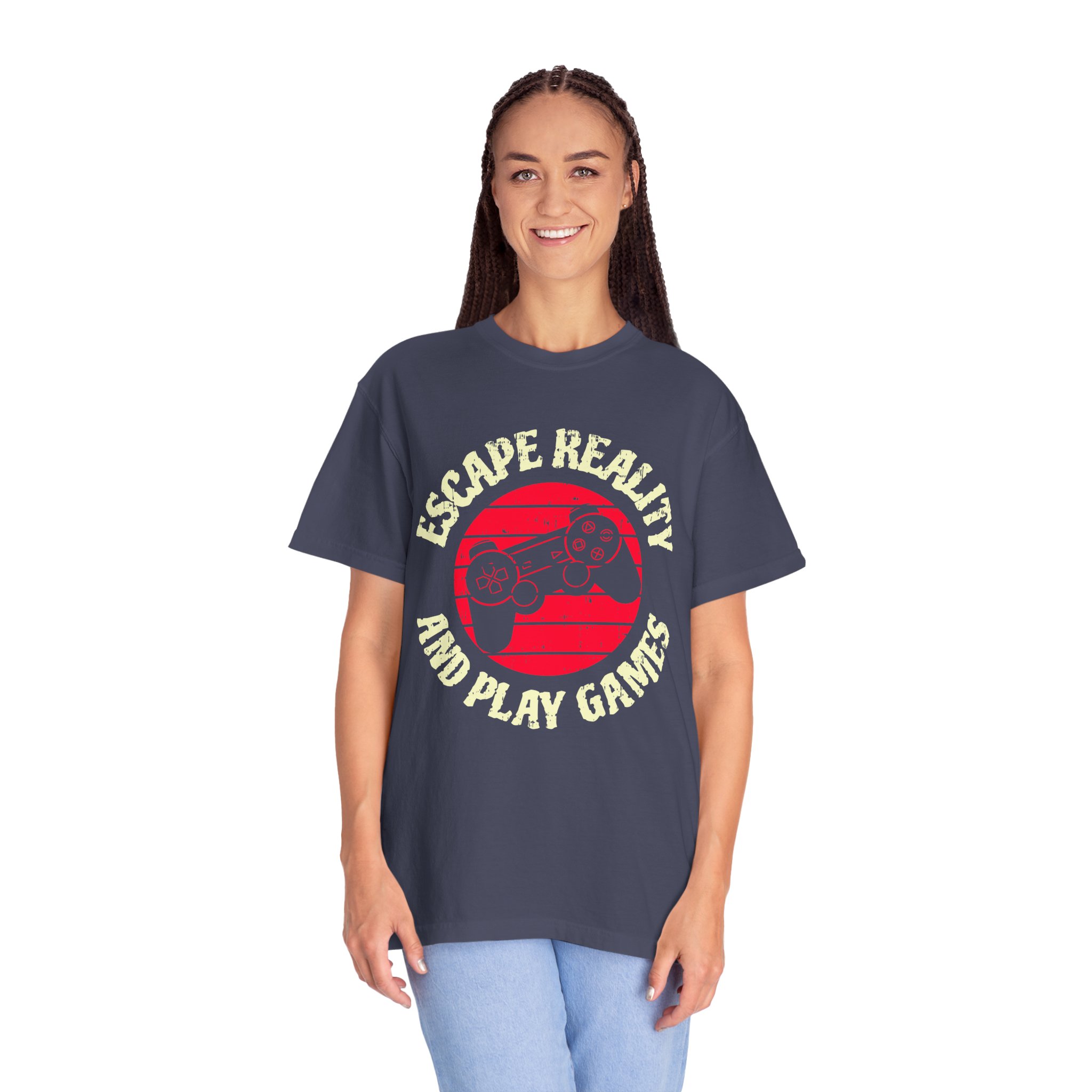 Escape Reality and Play Games T-Shirt – Funny Gamer Graphic Tee for Video Game Lovers, Gamers & Gaming Enthusiasts. - Image 27