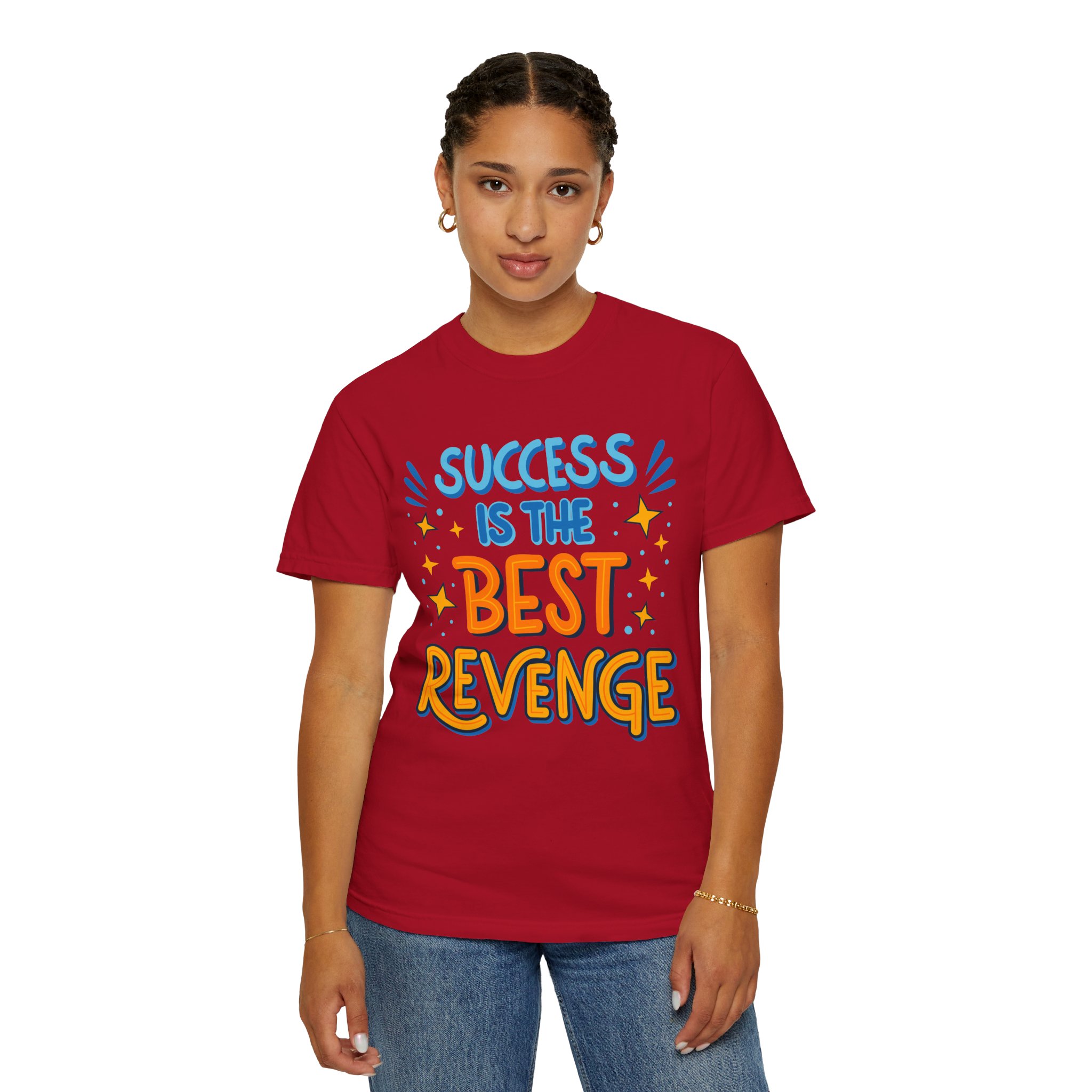 Success Is the Best Revenge T-Shirt – Motivational Graphic Tee for Ambition, Hustle & Success Mindset. - Image 52