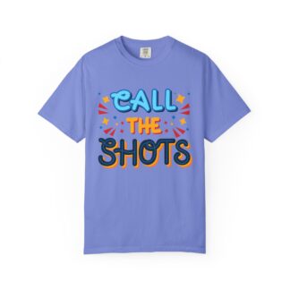 Vintage Funny Tshirt - Call the Shots - Unisex Tee - Image 33