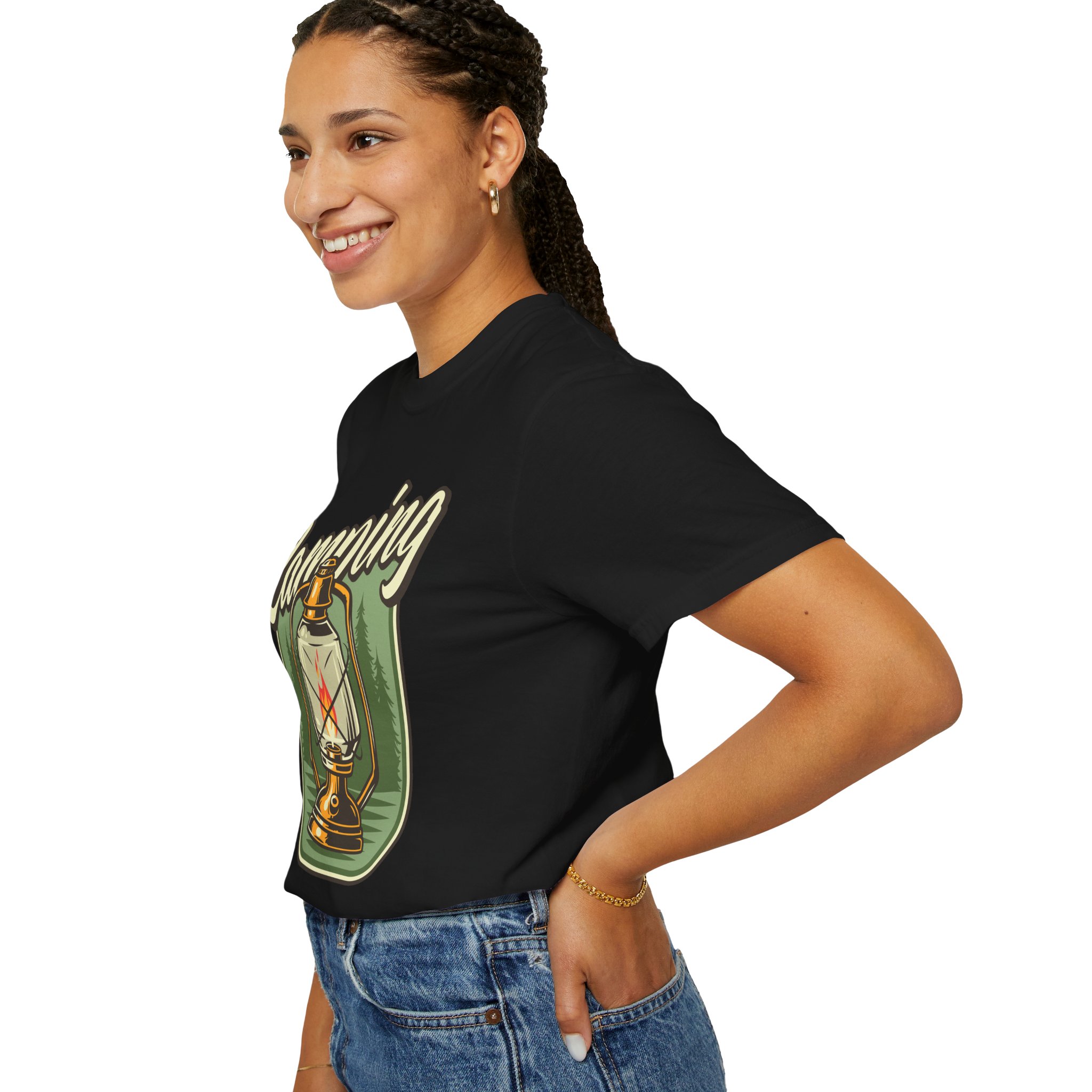 Camping Lantern T-Shirt – Vintage Camp Graphic Tee for Outdoor Lovers, Fun Adventure Wear & Perfect Gift Giving. - Image 37