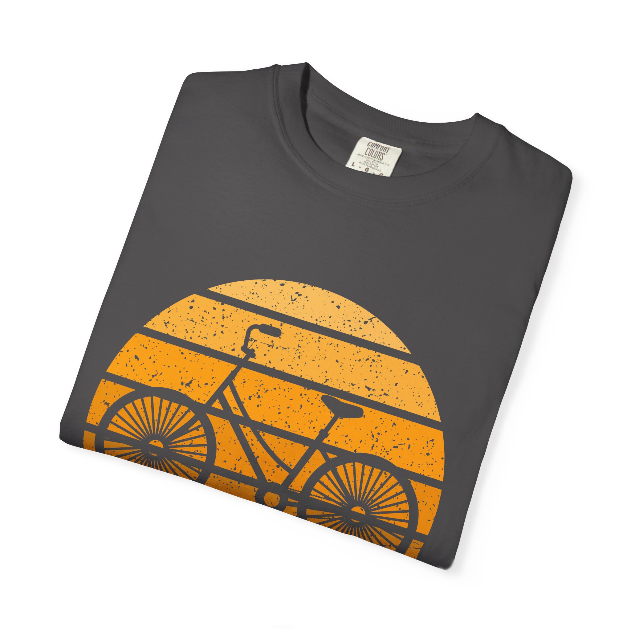 Bicycle Adventure T-Shirt, Fun Cycling Tee, Vintage Style Shirt, Gift for Cyclists, Summer Casual Wear. - Image 7