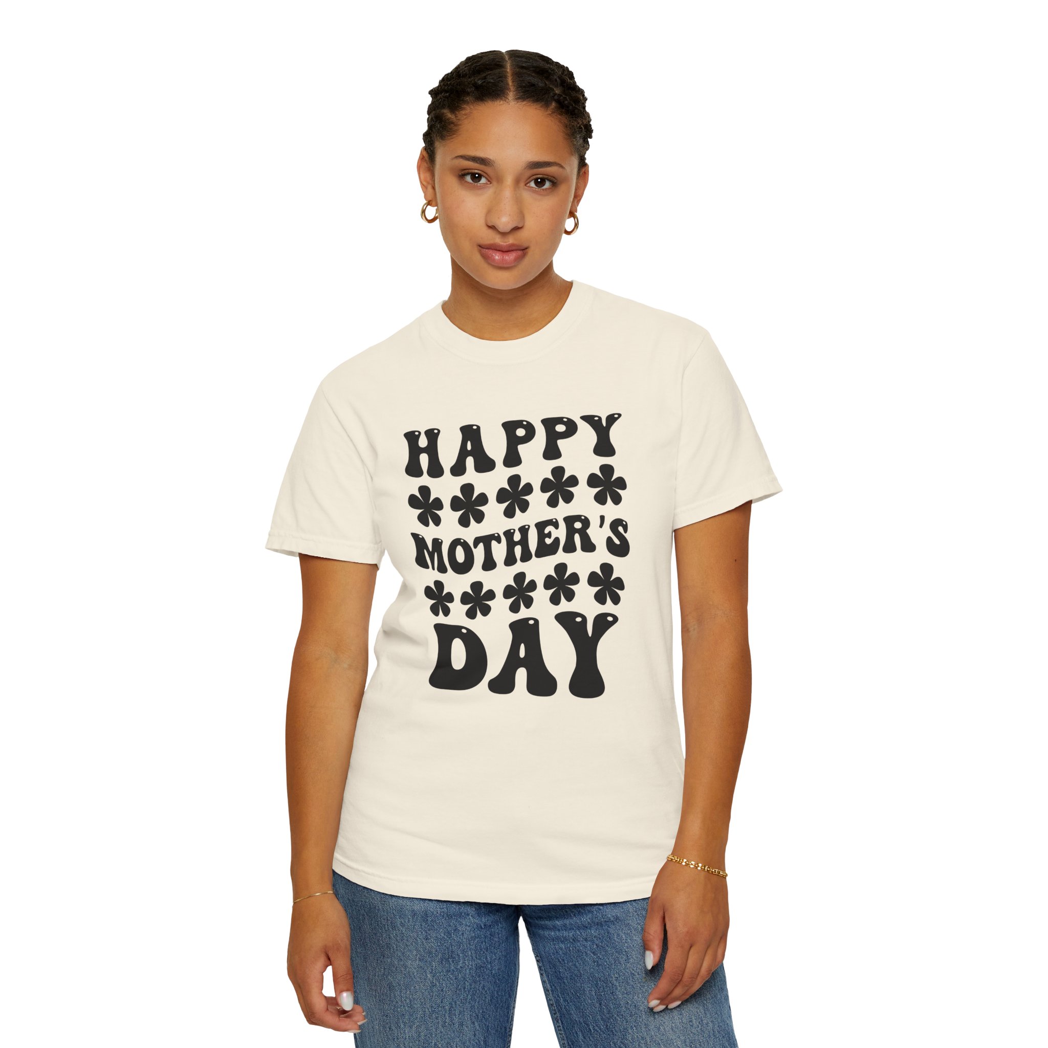 Happy Mother’s Day Retro Floral T-Shirt – Cute Love Graphic Tee for Moms, Perfect Gift Giving & Celebration Wear. - Image 20