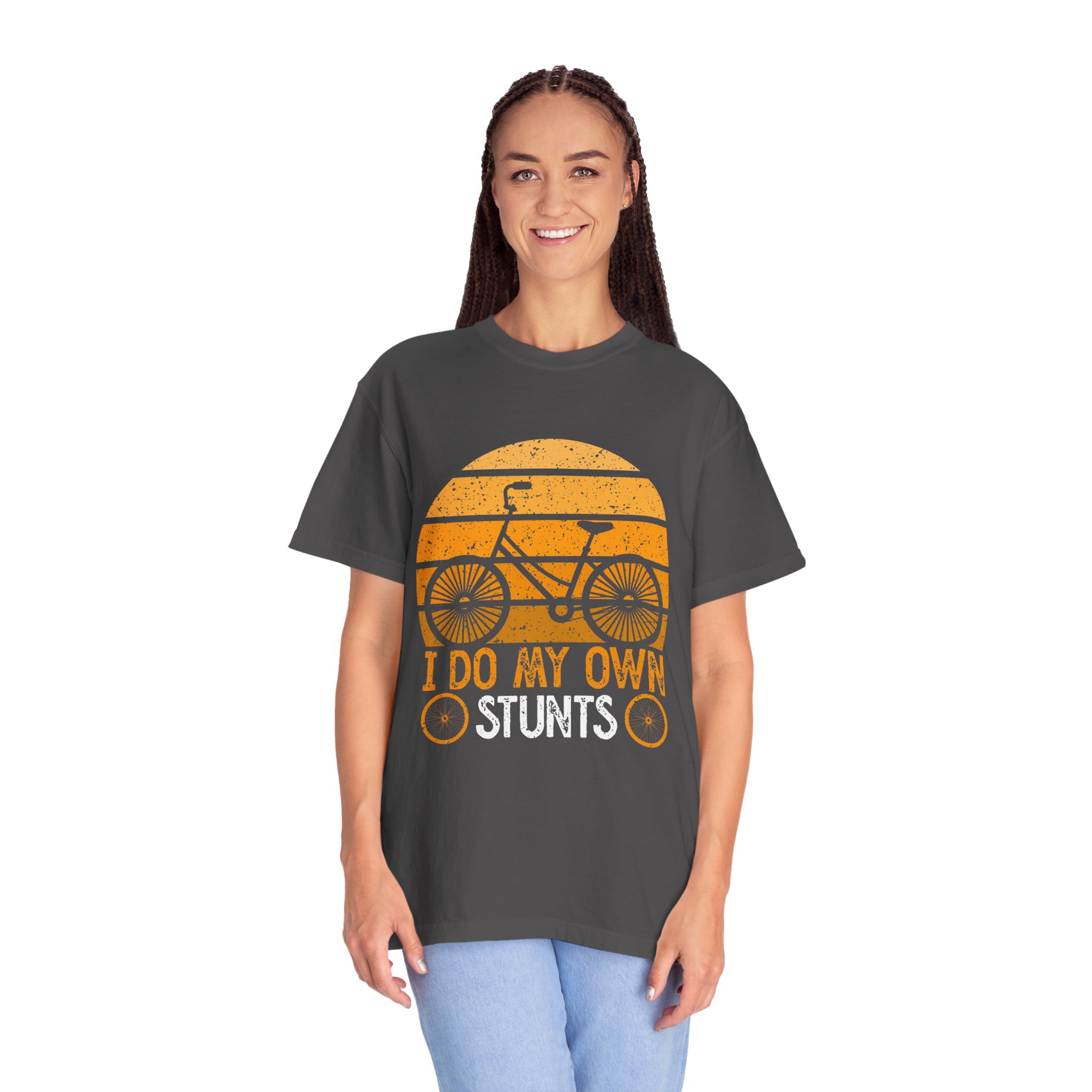 Bicycle Adventure T-Shirt, Fun Cycling Tee, Vintage Style Shirt, Gift for Cyclists, Summer Casual Wear. - Image 3