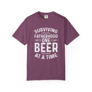 C - 11.8 - Surviving Fatherhood T-Shirt, Funny Dad Shirt, Father's Day Gift, Unisex Tee, Beer Lover Apparel, Casual Wear.