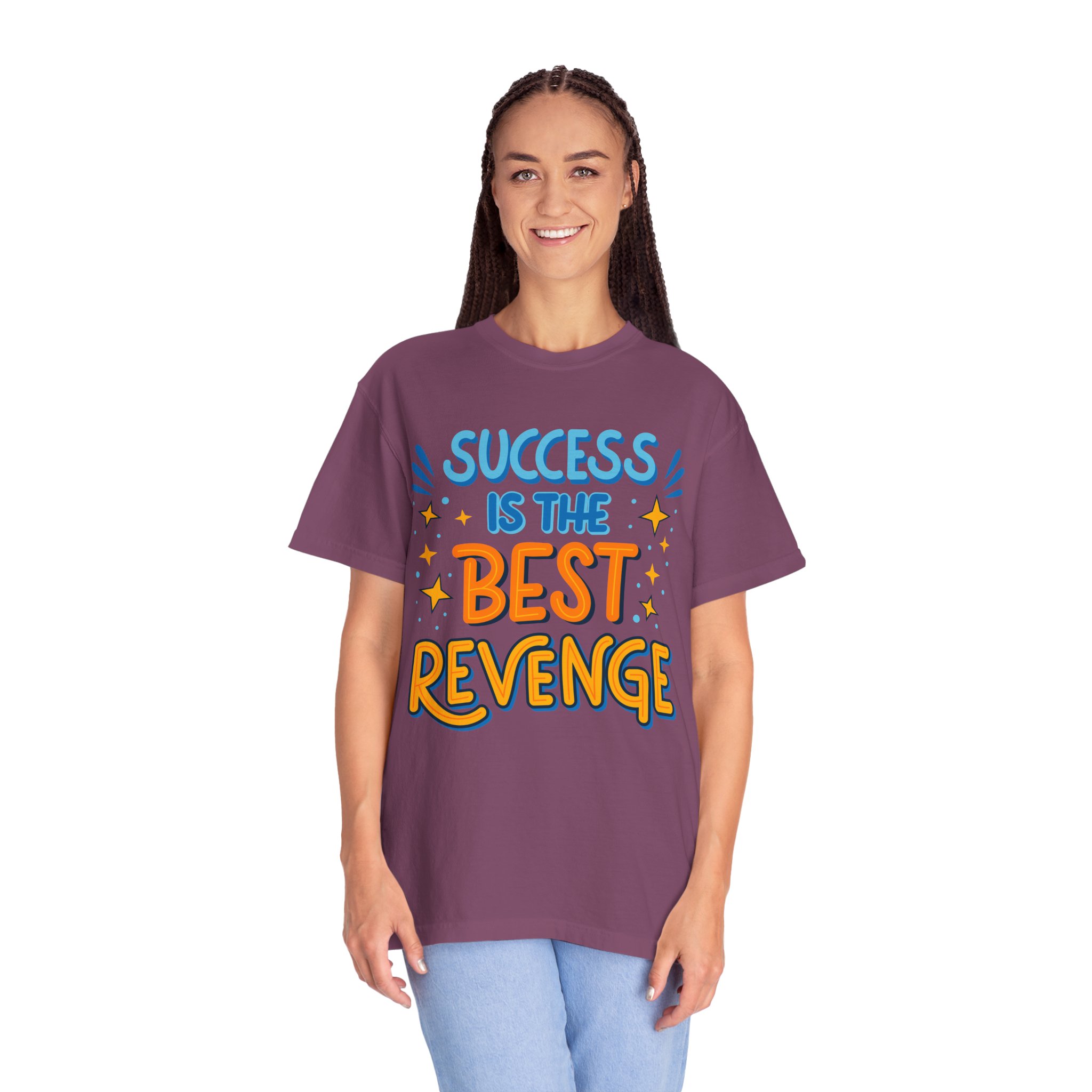 Success Is the Best Revenge T-Shirt – Motivational Graphic Tee for Ambition, Hustle & Success Mindset. - Image 43