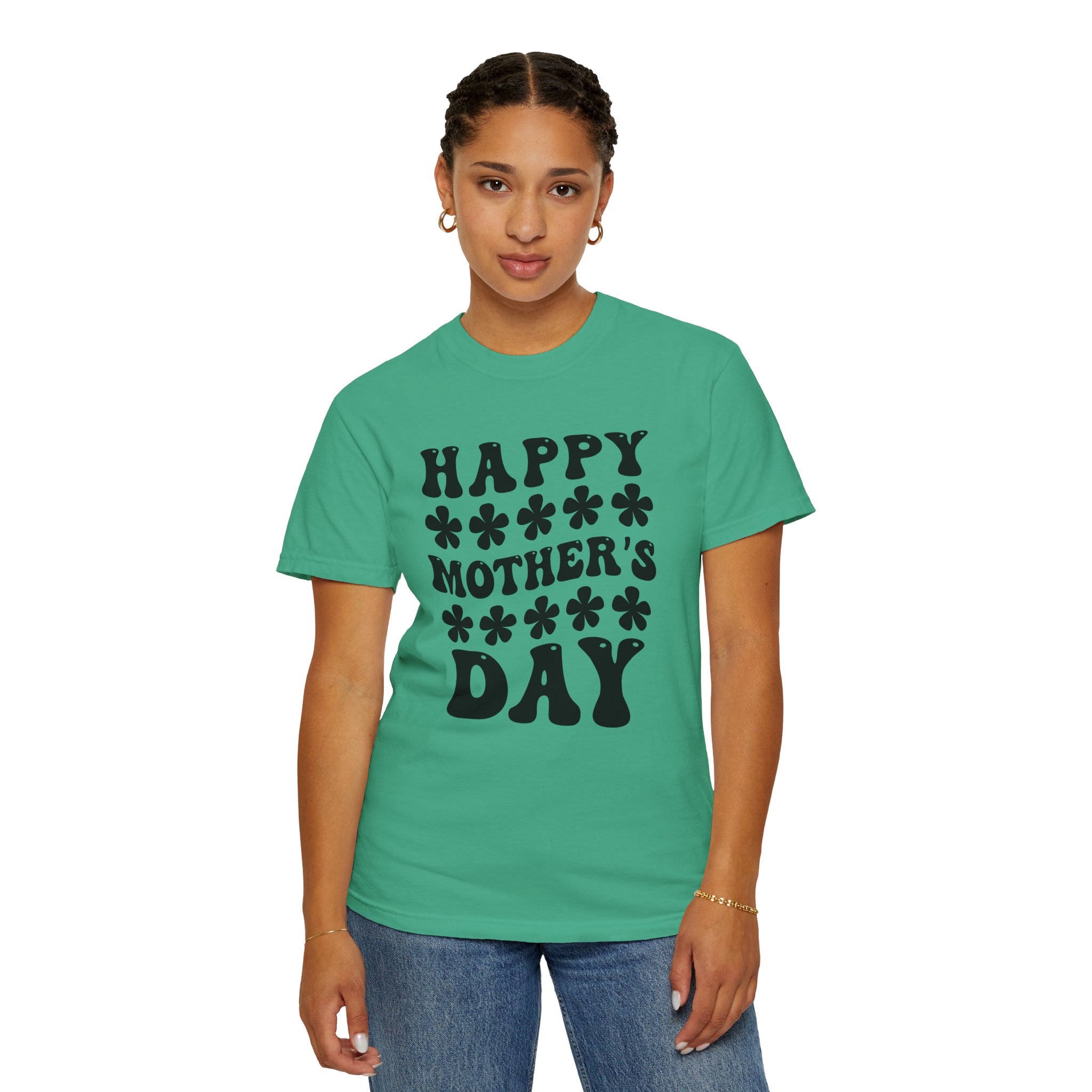 Happy Mother’s Day Retro Floral T-Shirt – Cute Love Graphic Tee for Moms, Perfect Gift Giving & Celebration Wear. - Image 28