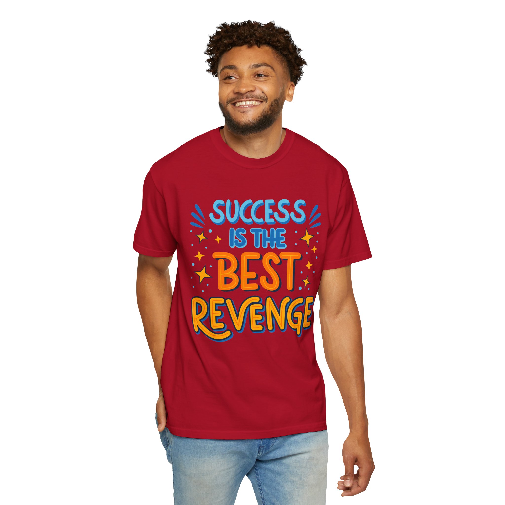 Success Is the Best Revenge T-Shirt – Motivational Graphic Tee for Ambition, Hustle & Success Mindset. - Image 54