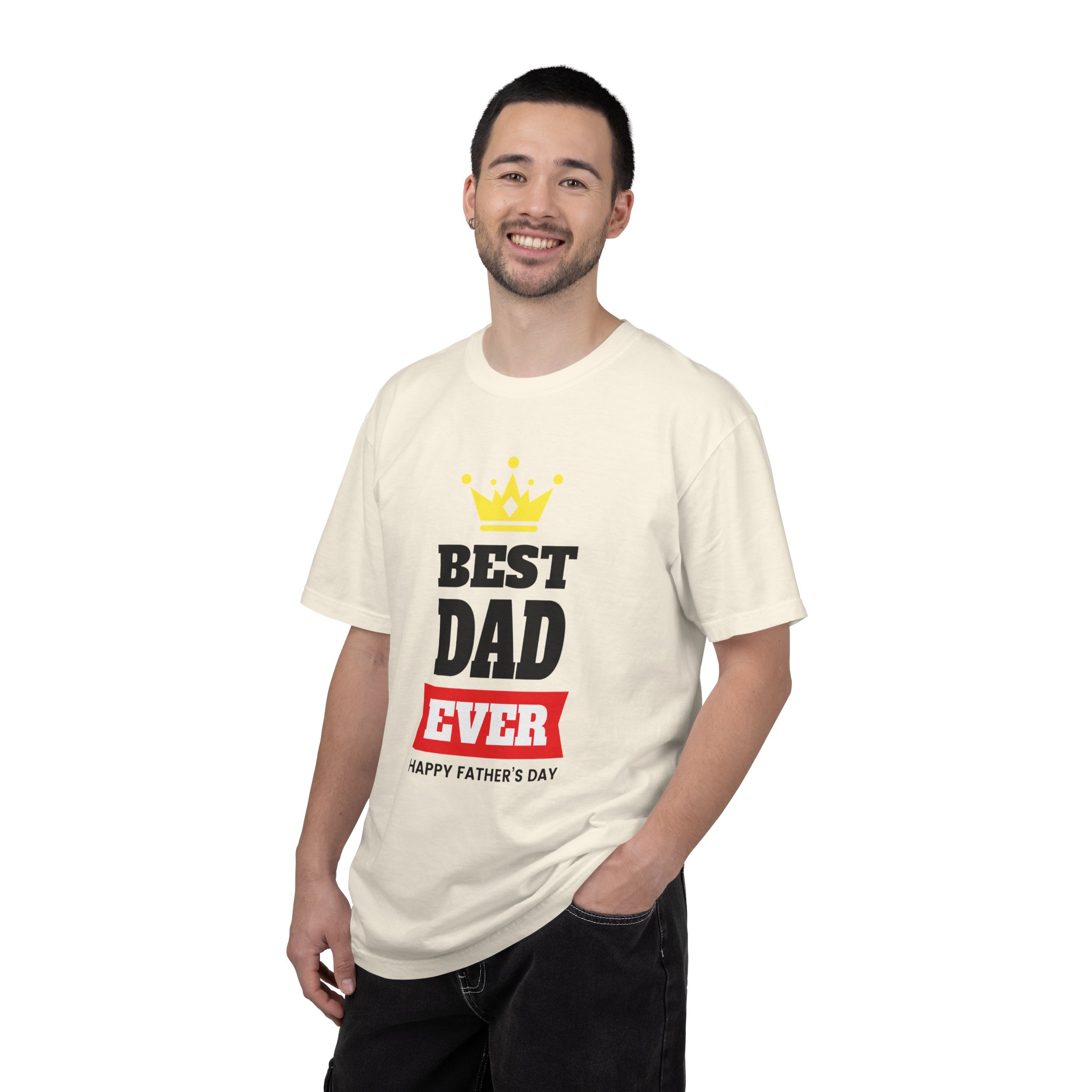 Best Dad Ever T-shirt for Father's Day, Unisex Garment-Dyed Tee, Perfect Gift for Dads, Celebrate Fatherhood, Casual Wear. - Image 10