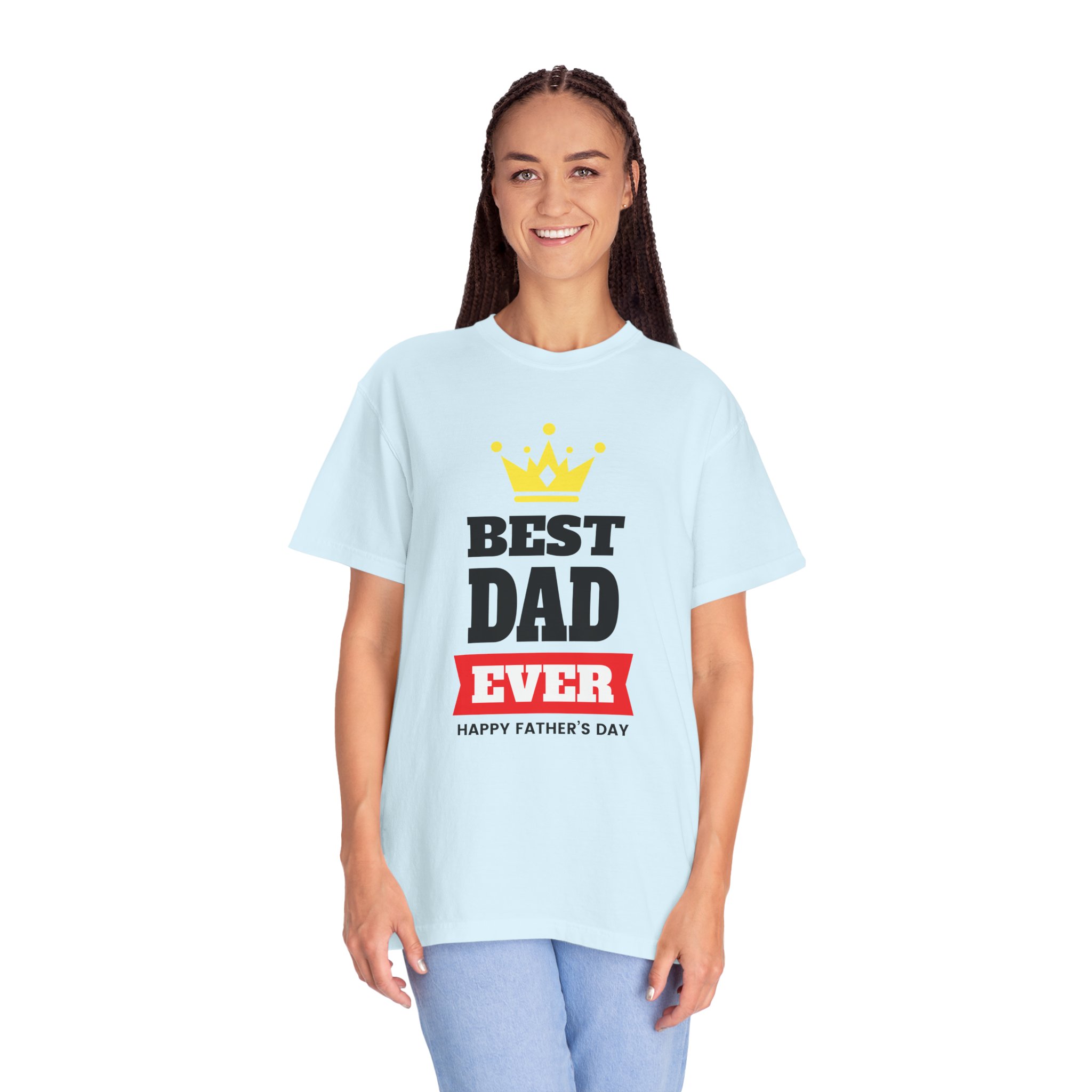 Best Dad Ever T-shirt for Father's Day, Unisex Garment-Dyed Tee, Perfect Gift for Dads, Celebrate Fatherhood, Casual Wear. - Image 35