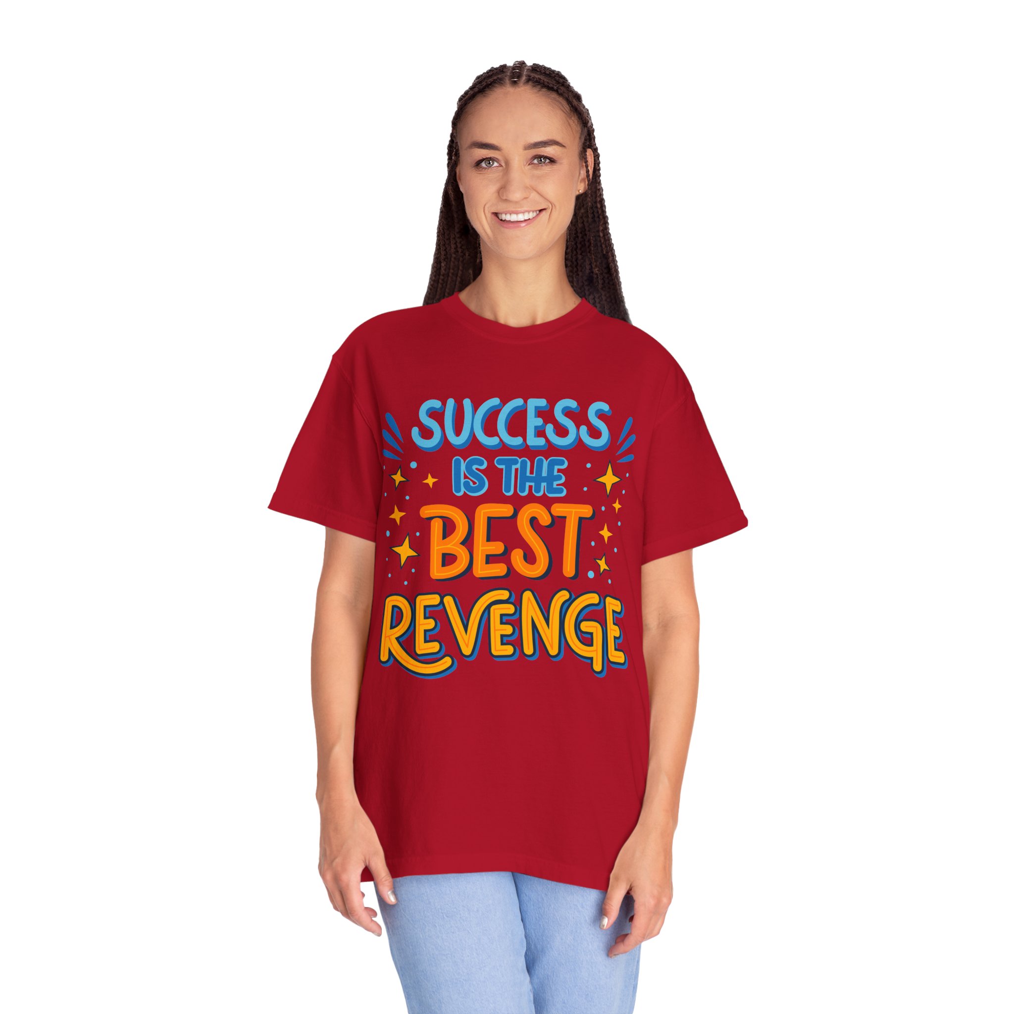 Success Is the Best Revenge T-Shirt – Motivational Graphic Tee for Ambition, Hustle & Success Mindset. - Image 51