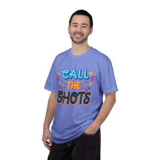 Vintage Funny Tshirt - Call the Shots - Unisex Tee - Image 34