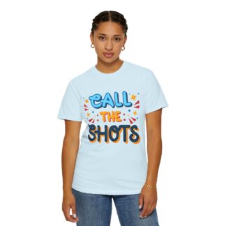 Vintage Funny Tshirt - Call the Shots - Unisex Tee - Image 28