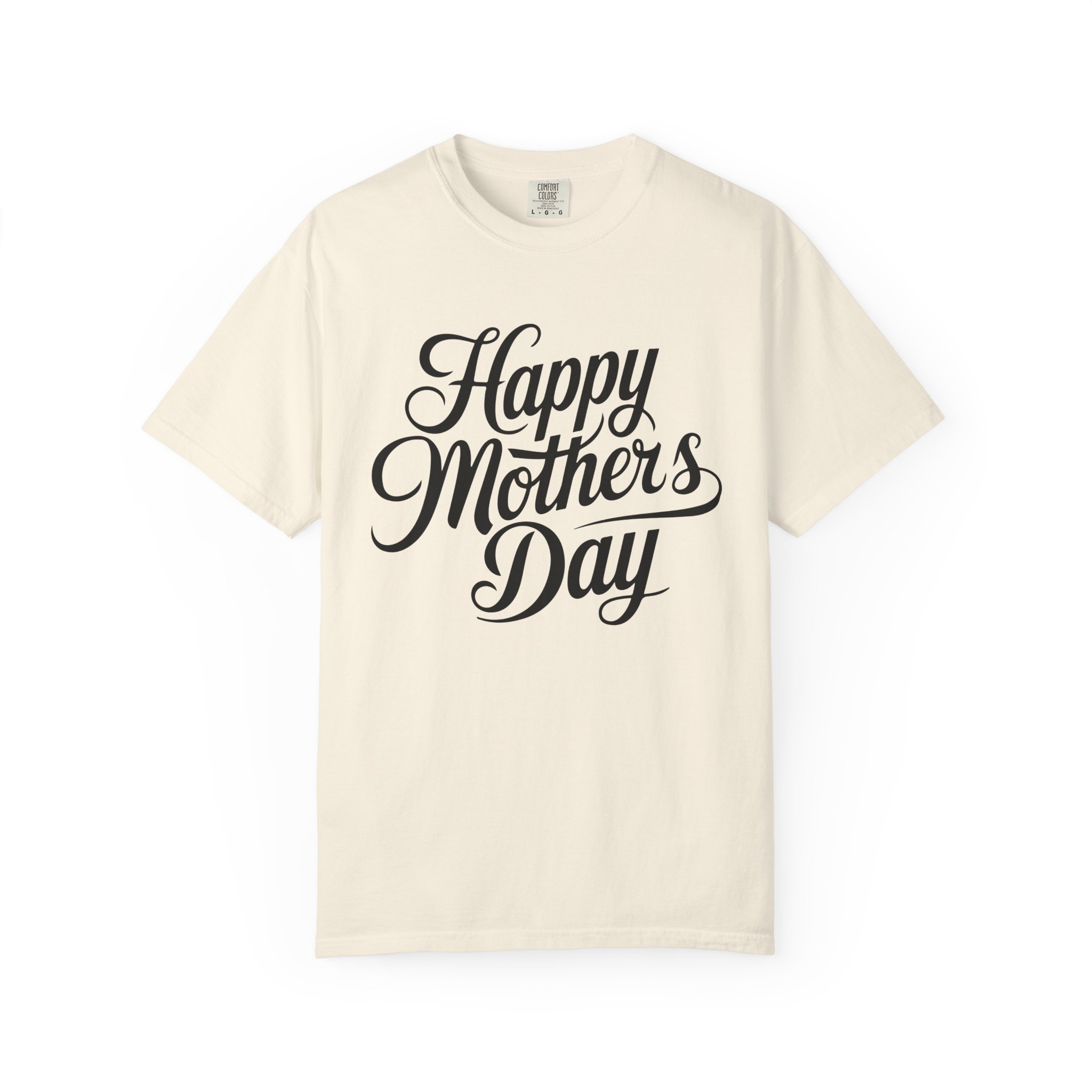 Happy Mother’s Day Script Mom Gift T-Shirt – Cute Love Graphic Tee for Moms, Perfect Gift Giving & Special Celebration Wear. - Image 9