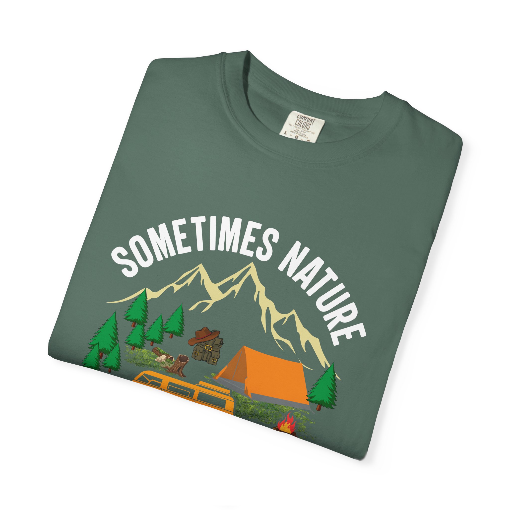 Adventure Awaits Unisex T-Shirt - Perfect for Camping, Nature Lovers, Outdoor Enthusiasts, Summer Festivals, Unique Gift Idea. - Image 23