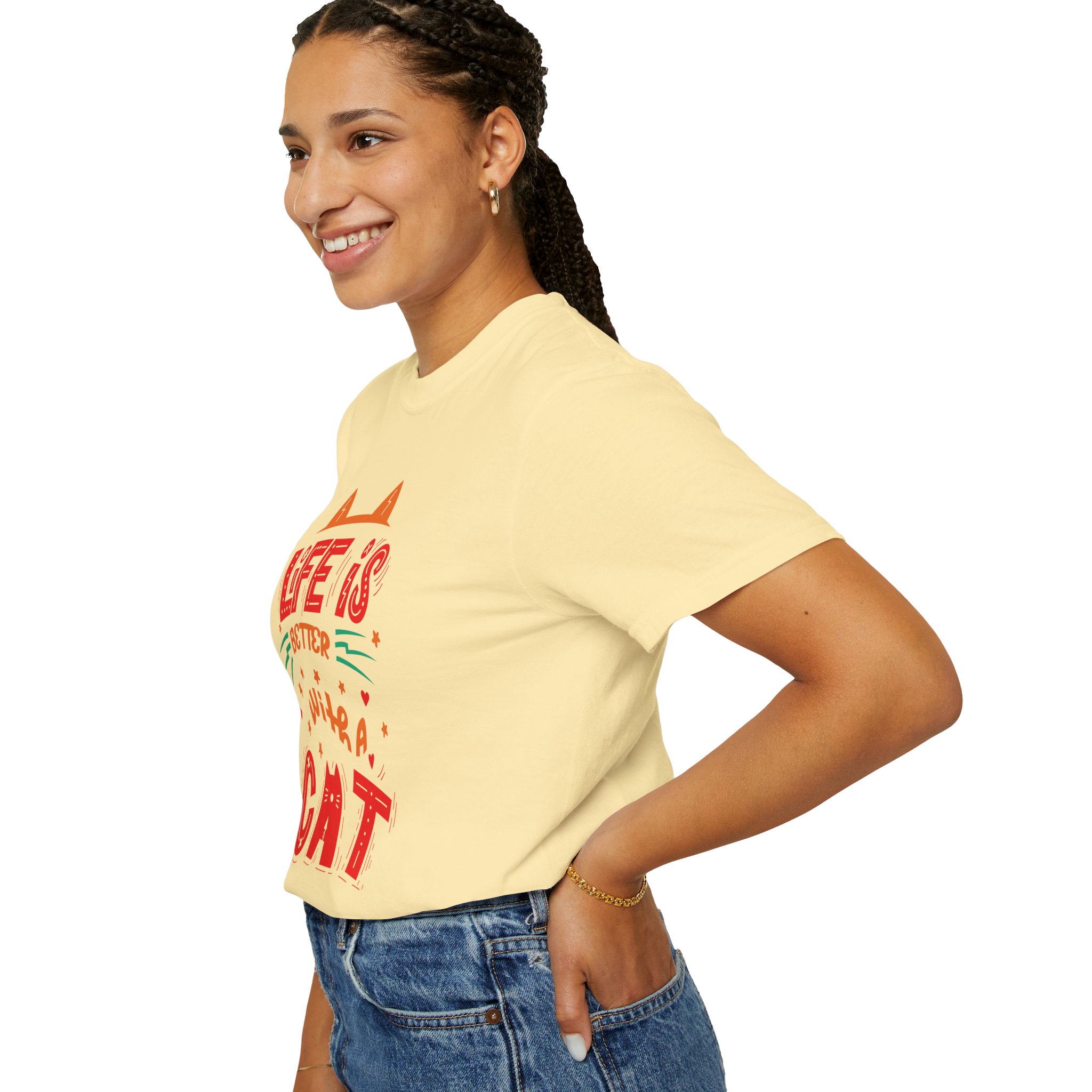 b2 - 5.15 - Life Is Better With a Cat T-Shirt – Cute Cat Lover Graphic Tee for Cozy Vibes & Everyday Happiness. - Image 21