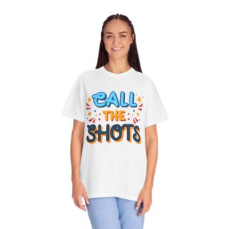 Vintage Funny Tshirt - Call the Shots - Unisex Tee - Image 3