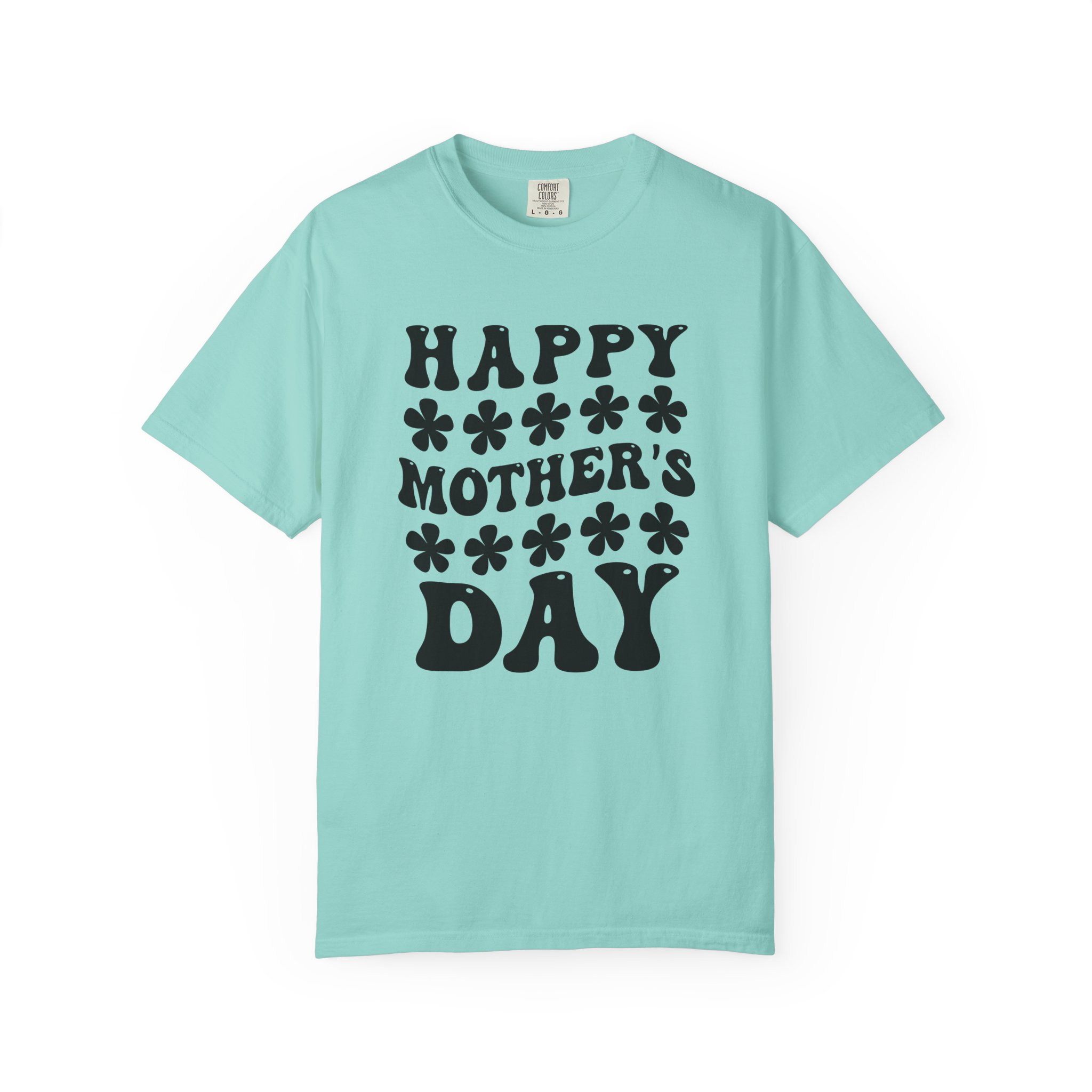 Happy Mother’s Day Retro Floral T-Shirt – Cute Love Graphic Tee for Moms, Perfect Gift Giving & Celebration Wear.