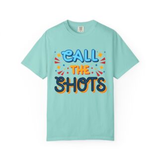 Vintage Funny Tshirt - Call the Shots - Unisex Tee - Image 17