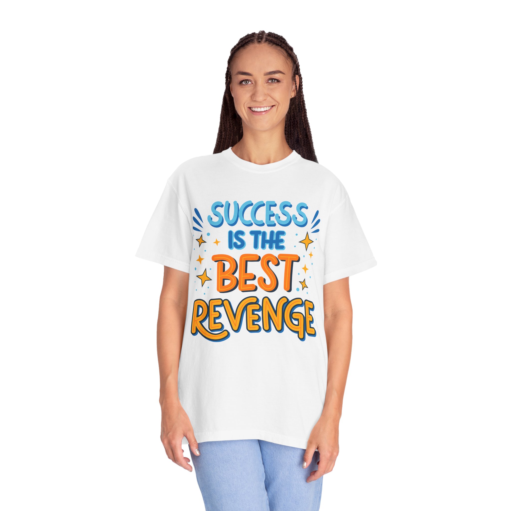 Success Is the Best Revenge T-Shirt – Motivational Graphic Tee for Ambition, Hustle & Success Mindset. - Image 3
