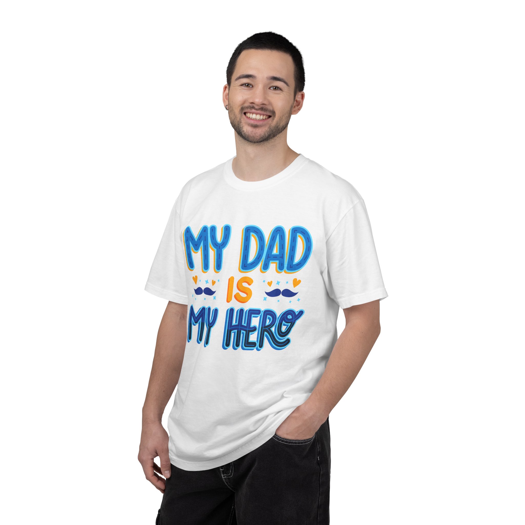 My Dad is My Hero Garment-Dyed T-shirt, Father's Day Gift, Unisex Tee, Dad Appreciation, Casual Wear, Birthday Present. - Image 10